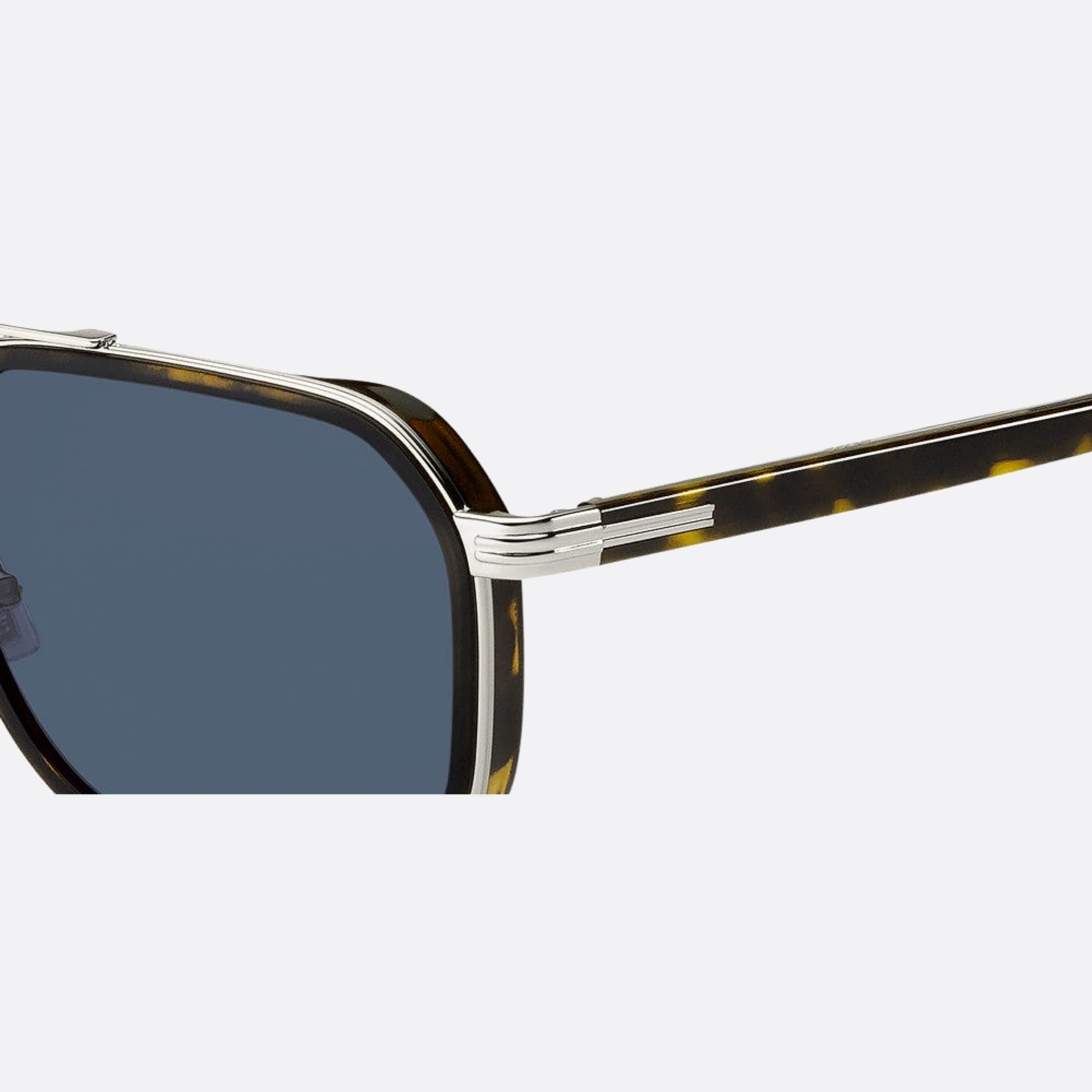 Boss 55mm Boss 9g0 Havana Geometric Men Sunglasses - Lifestyle Shot