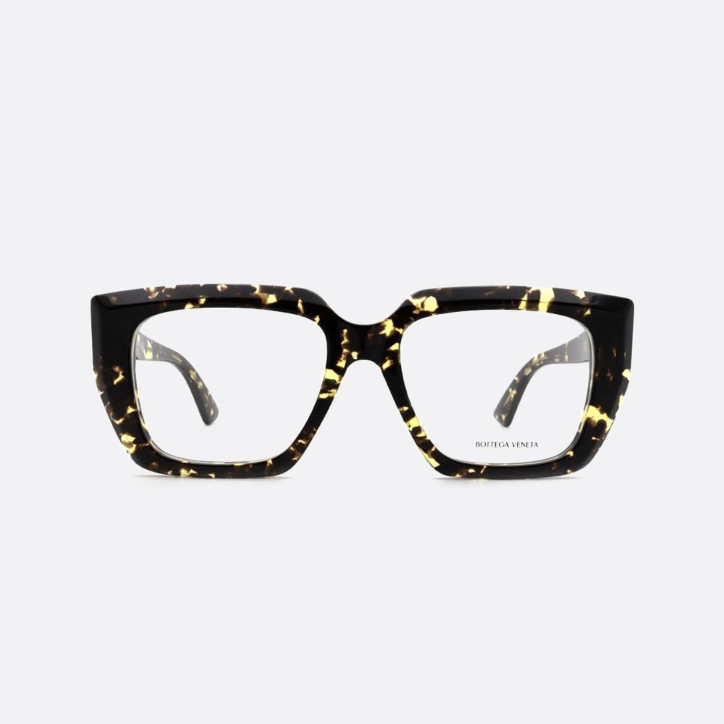 Bottega 52mm Veneta Havana Geometric Woman Eyeglasses - Main View