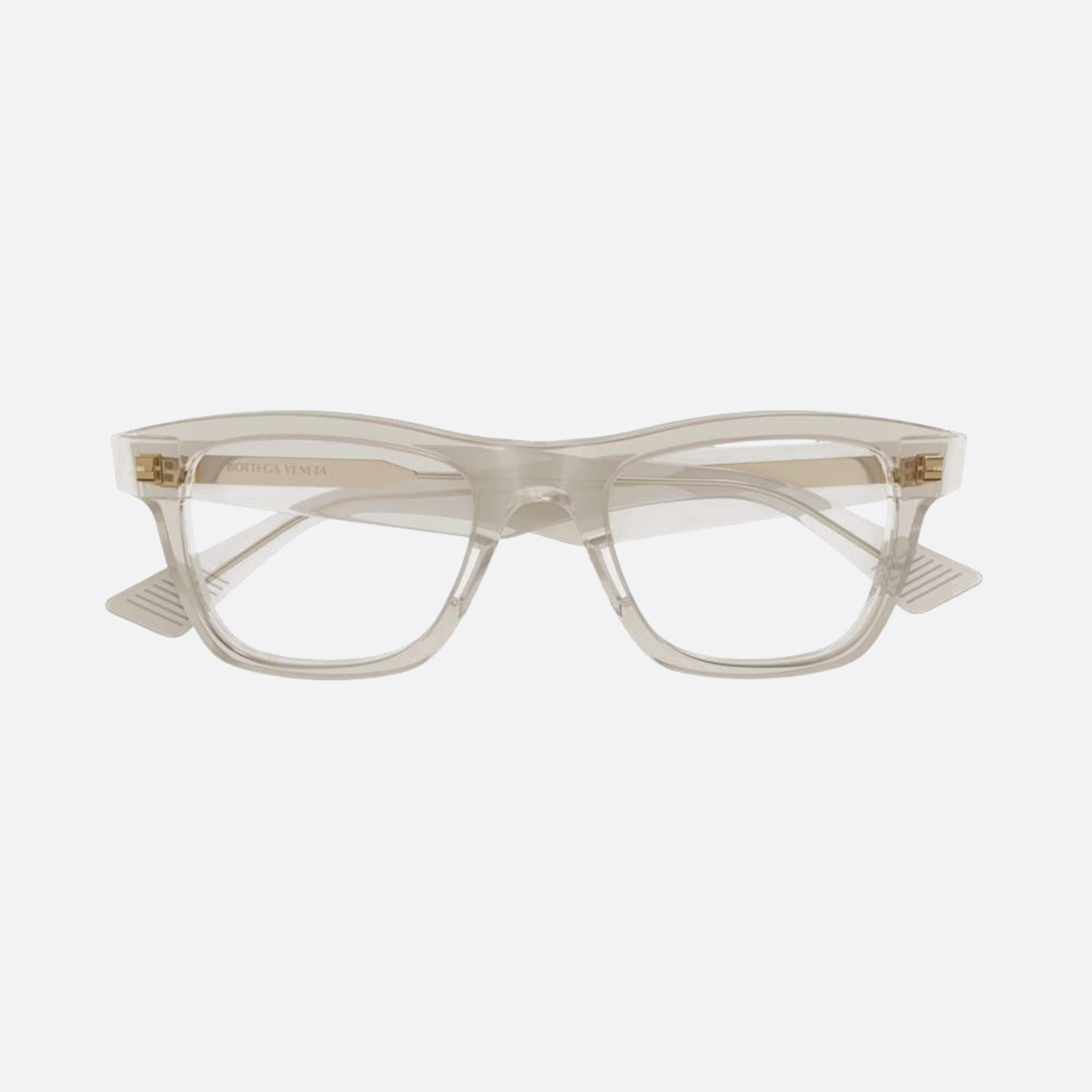 Bottega 51mm Veneta Brown Squared Man Eyeglasses - Main View