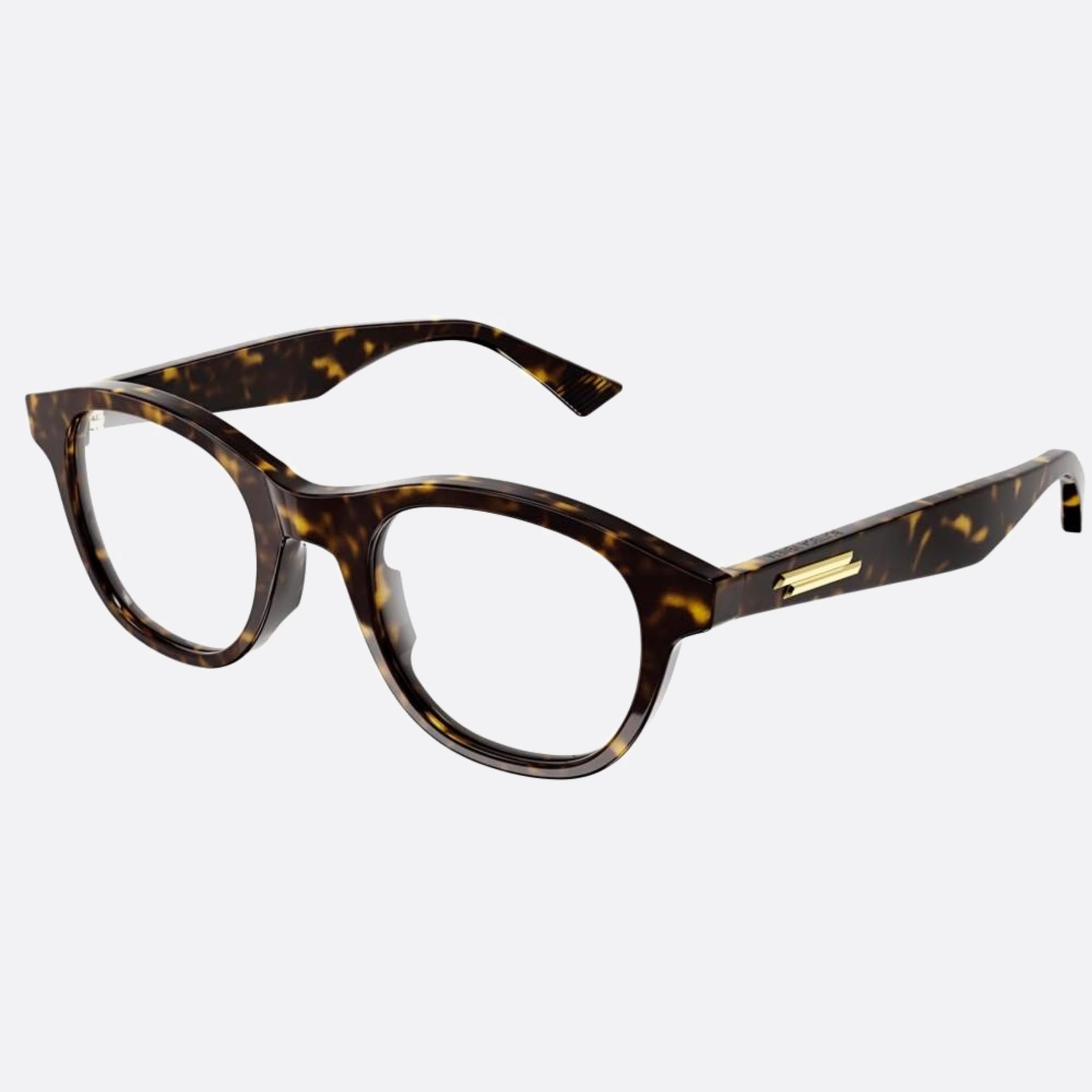 Bottega 49mm Veneta Havana Visor Unisex Eyeglasses - Side View