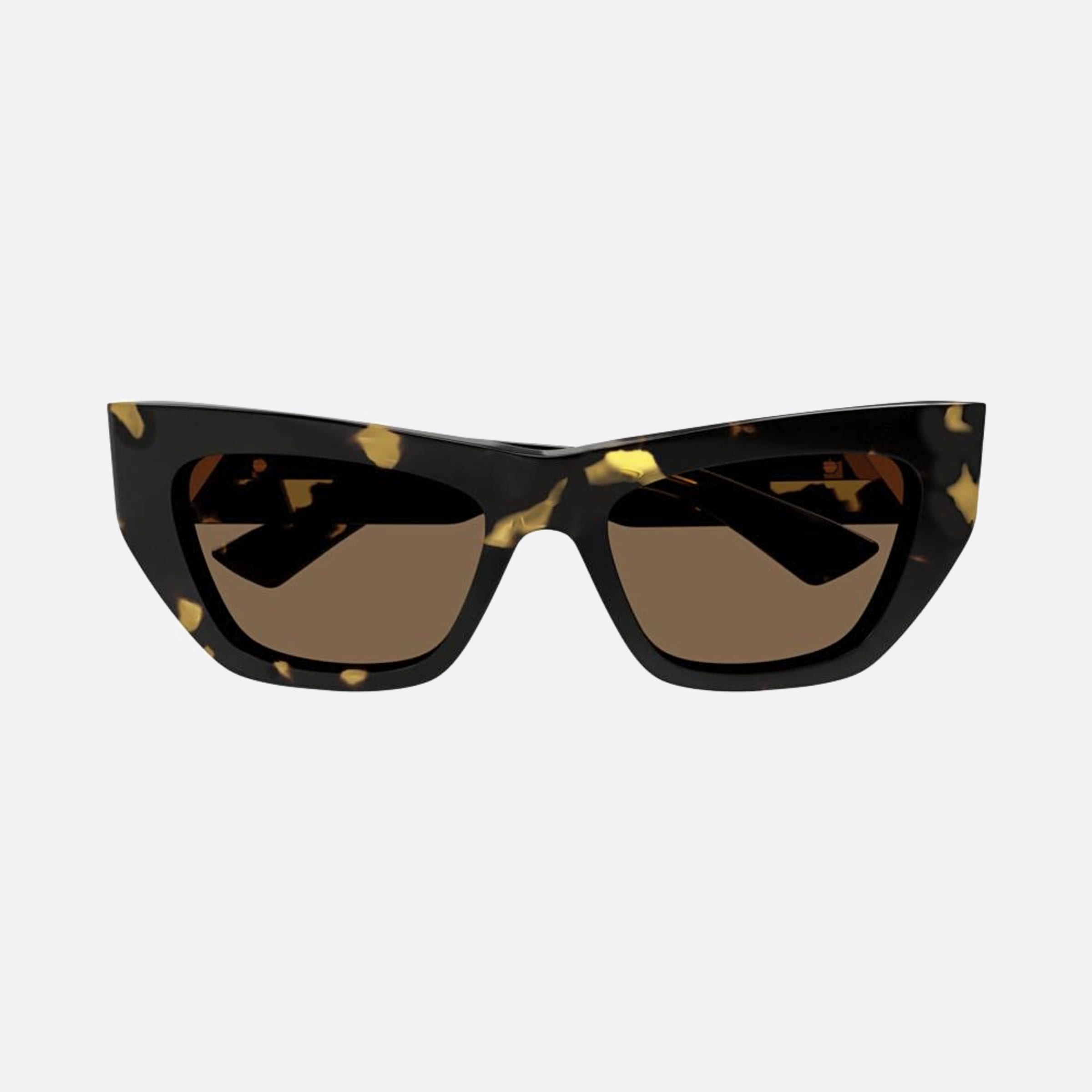 Bottega 52mm Veneta Havana Geometric Woman Sunglasses - Main View