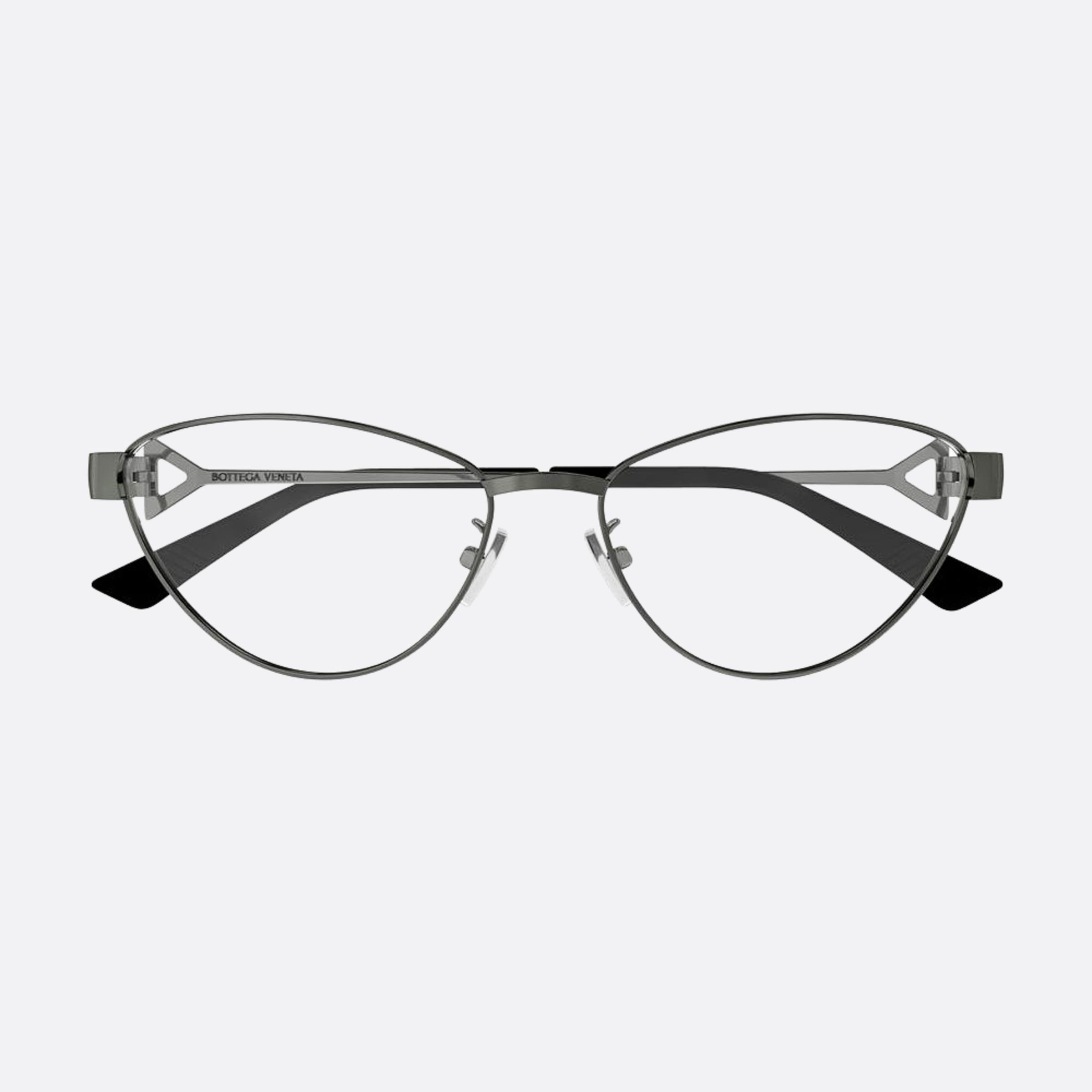 Bottega 56mm Veneta Ruthenium Cat Eye Women Eyeglasses - Main View