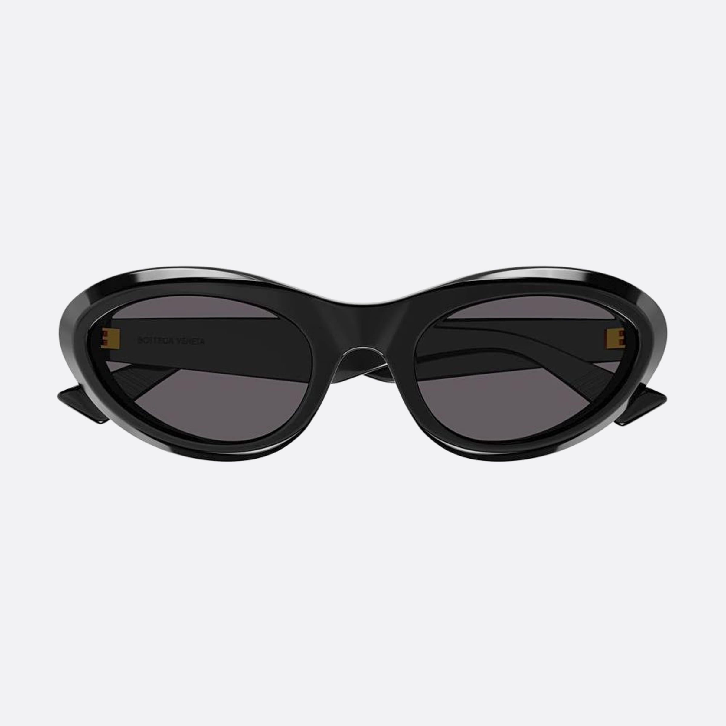 Bottega 53mm Veneta Black Geometric Women Sunglasses - Main View