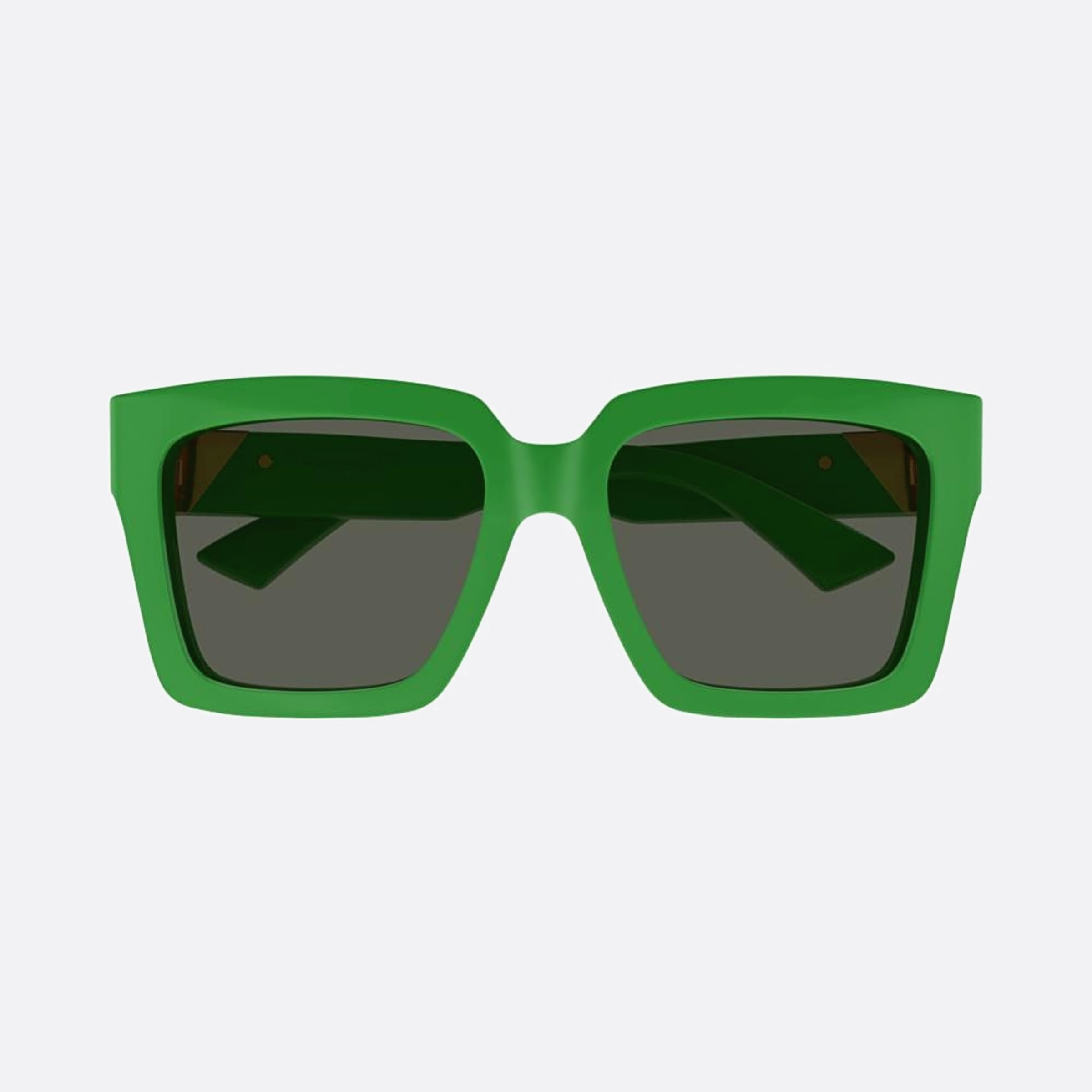 Bottega 55mm Veneta Bv1198sa Green Geometric Woman Sunglasses - Main View