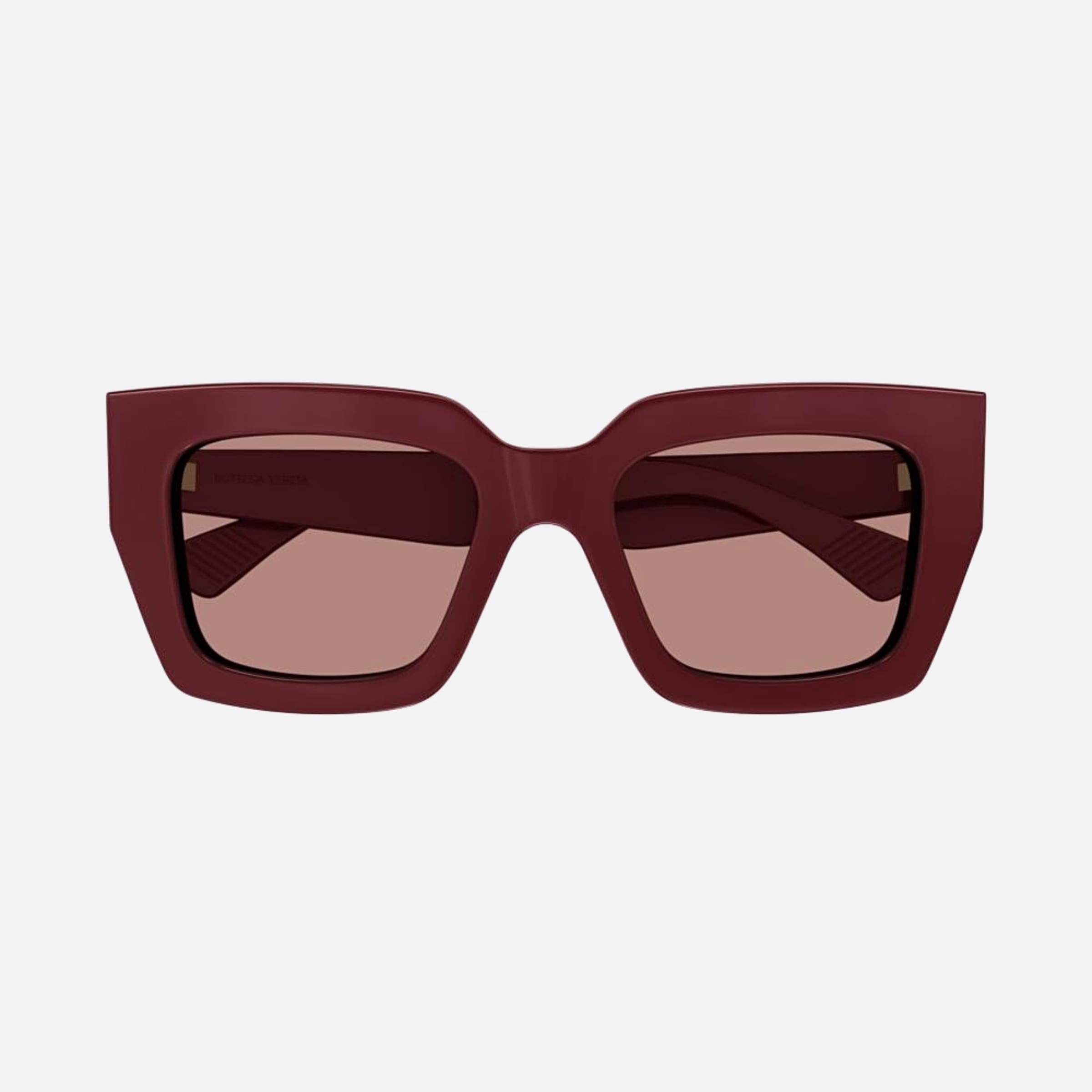 Bottega 52mm Veneta Red Squared Woman Sunglasses - Main View