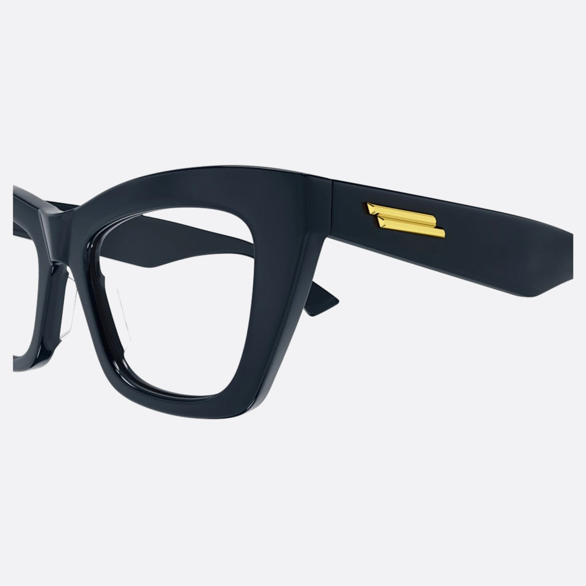 Bottega 50mm Veneta Blue Cat Eye Woman Eyeglasses - Detail View