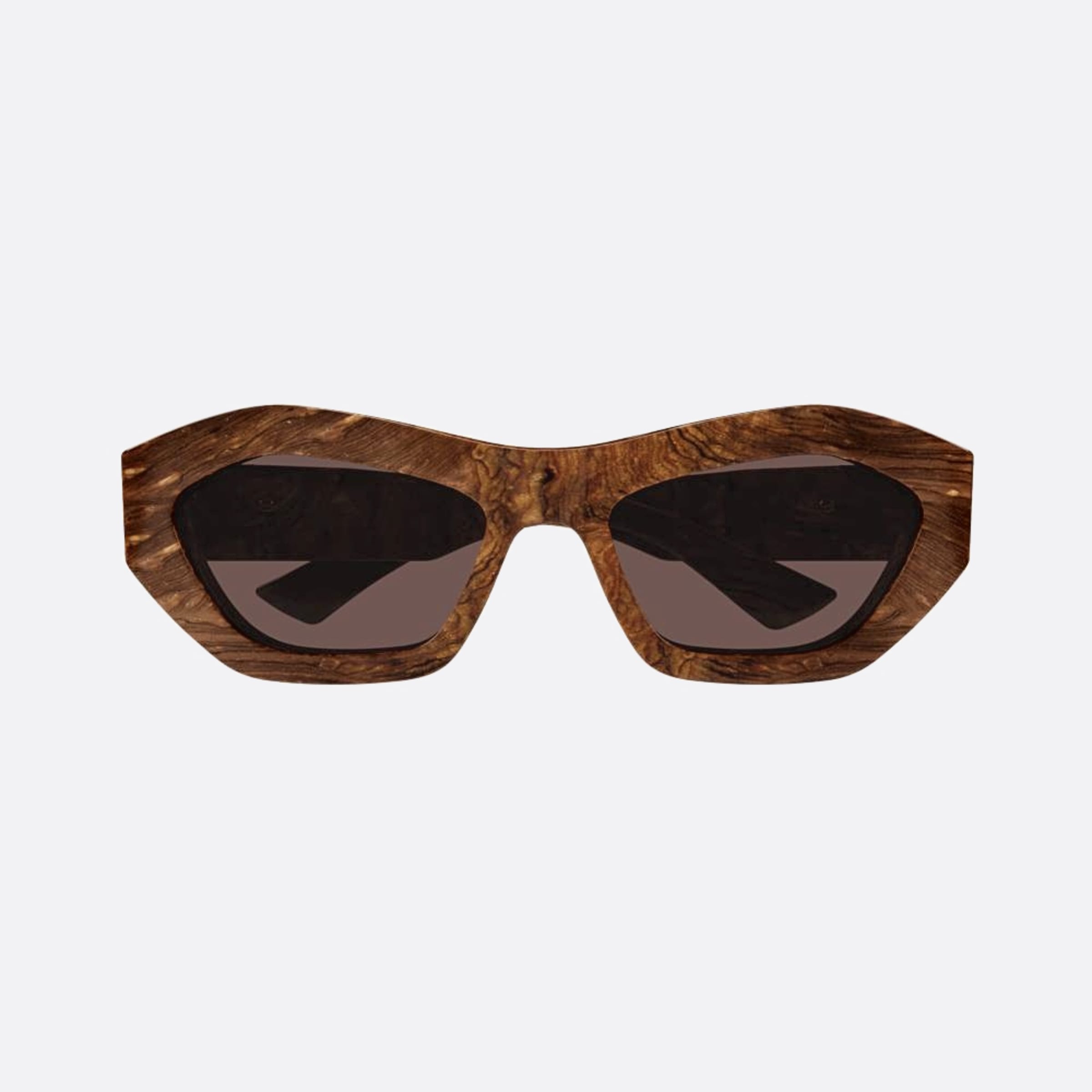 Bottega 54mm Veneta Brown Squared Women Sunglasses - Main View