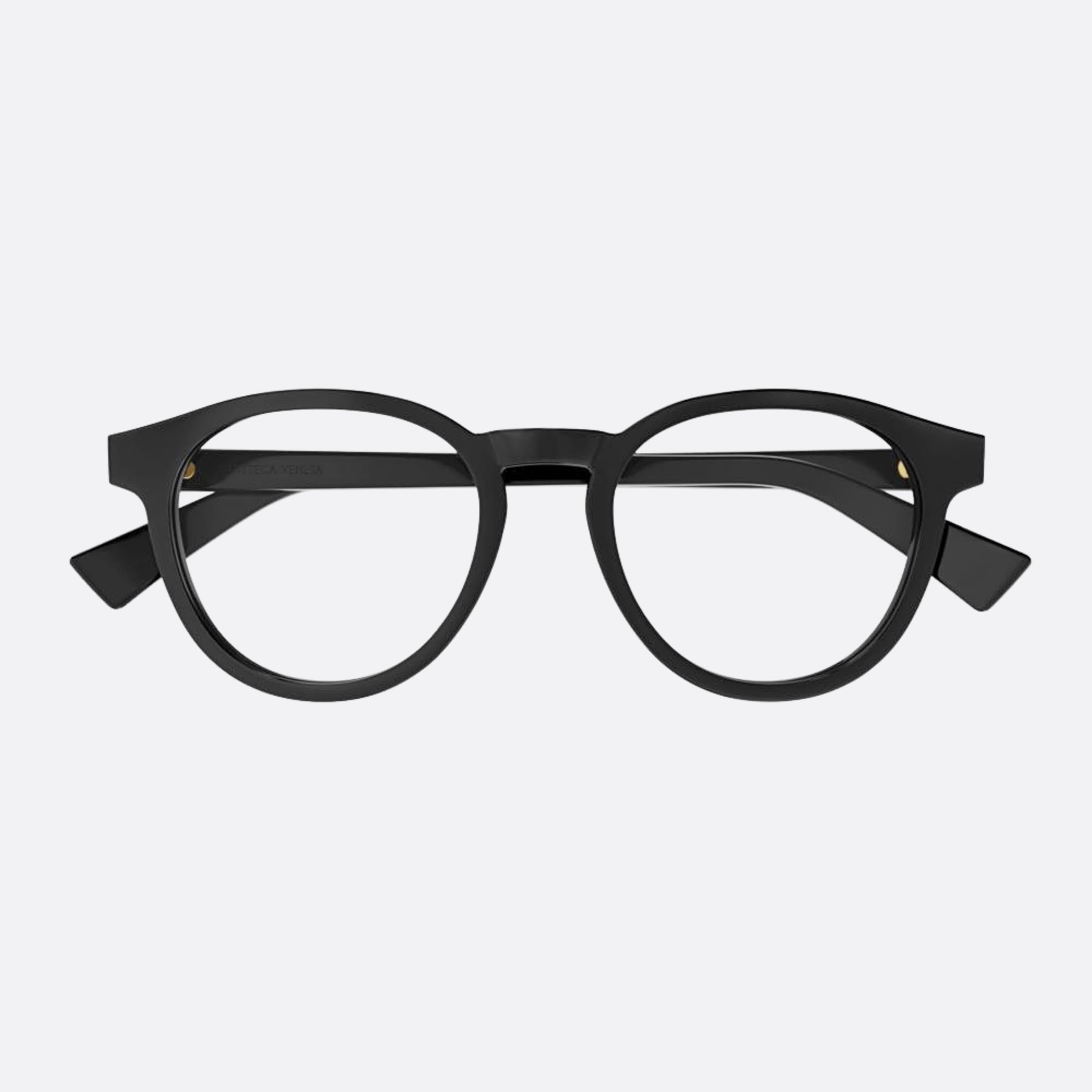 Bottega 50mm Veneta Black Pantos Unisex Eyeglasses - Main View