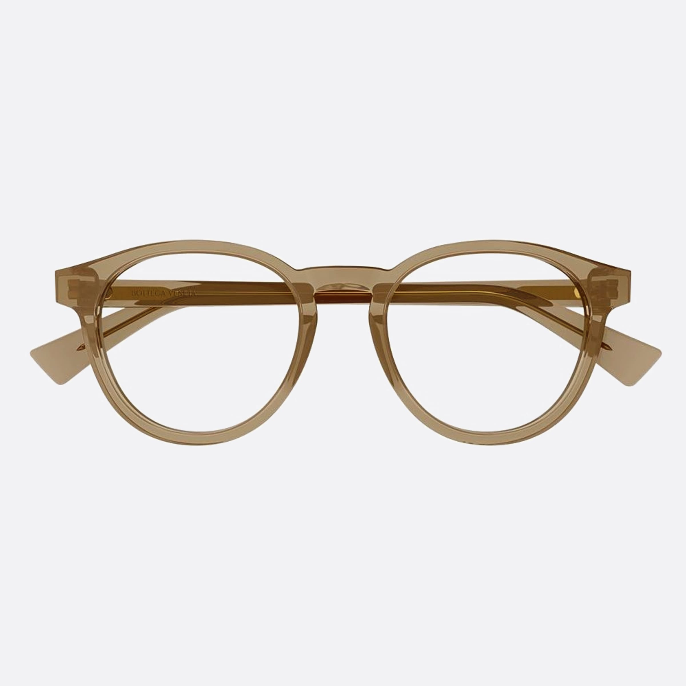Bottega 50mm Veneta Brown Pantos Unisex Eyeglasses - Main View