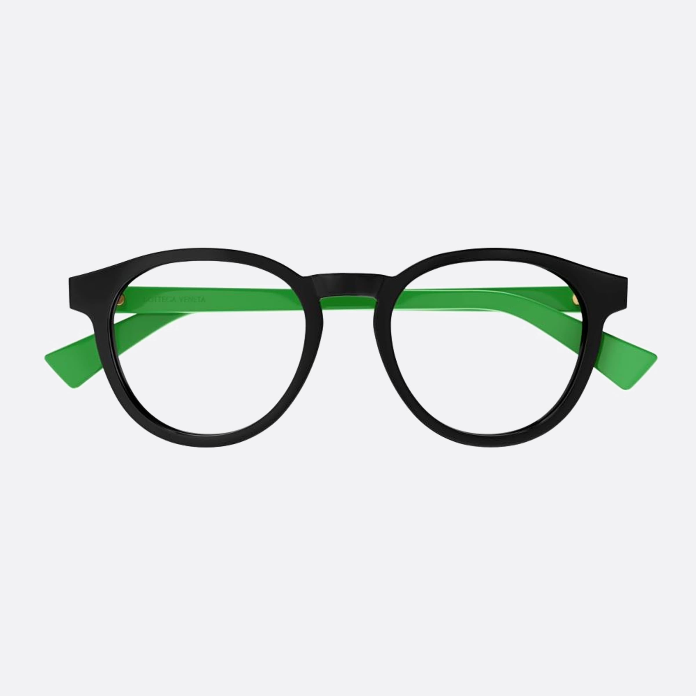 Bottega 50mm Veneta Black Pantos Unisex Eyeglasses - Main View