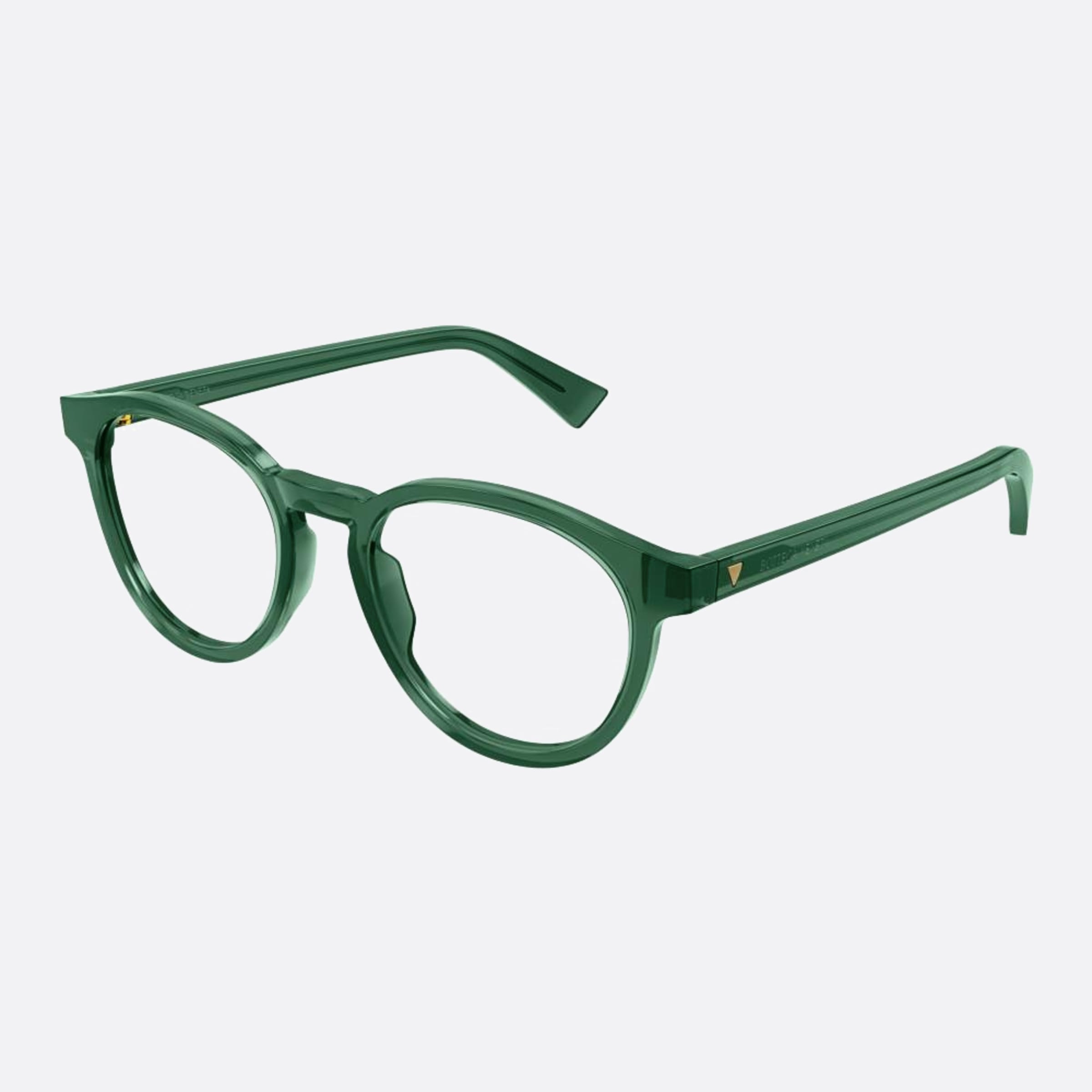 Bottega 50mm Veneta Green Pantos Unisex Eyeglasses - Side View