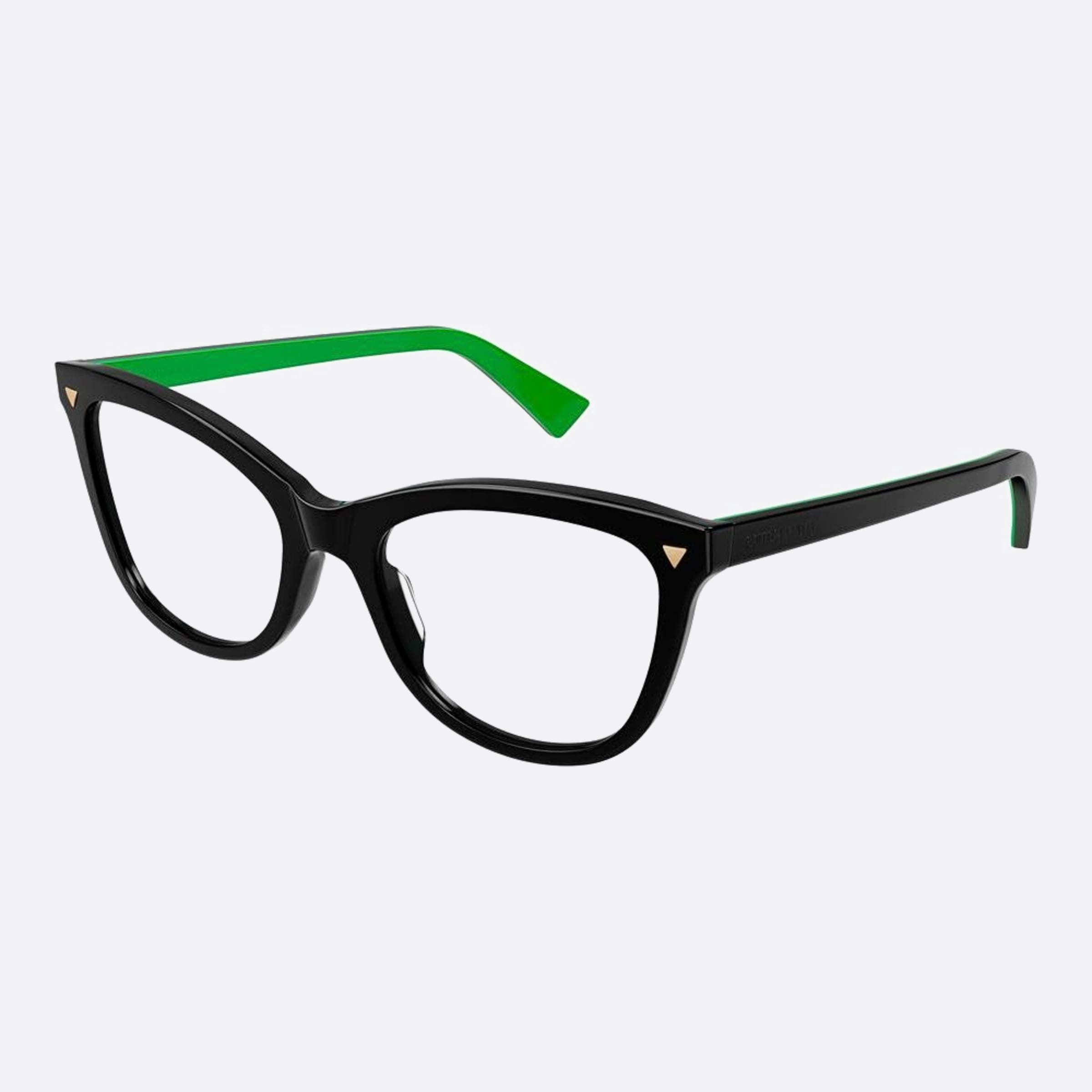 Bottega 52mm Veneta Black Cat Eye Women Eyeglasses - Side View