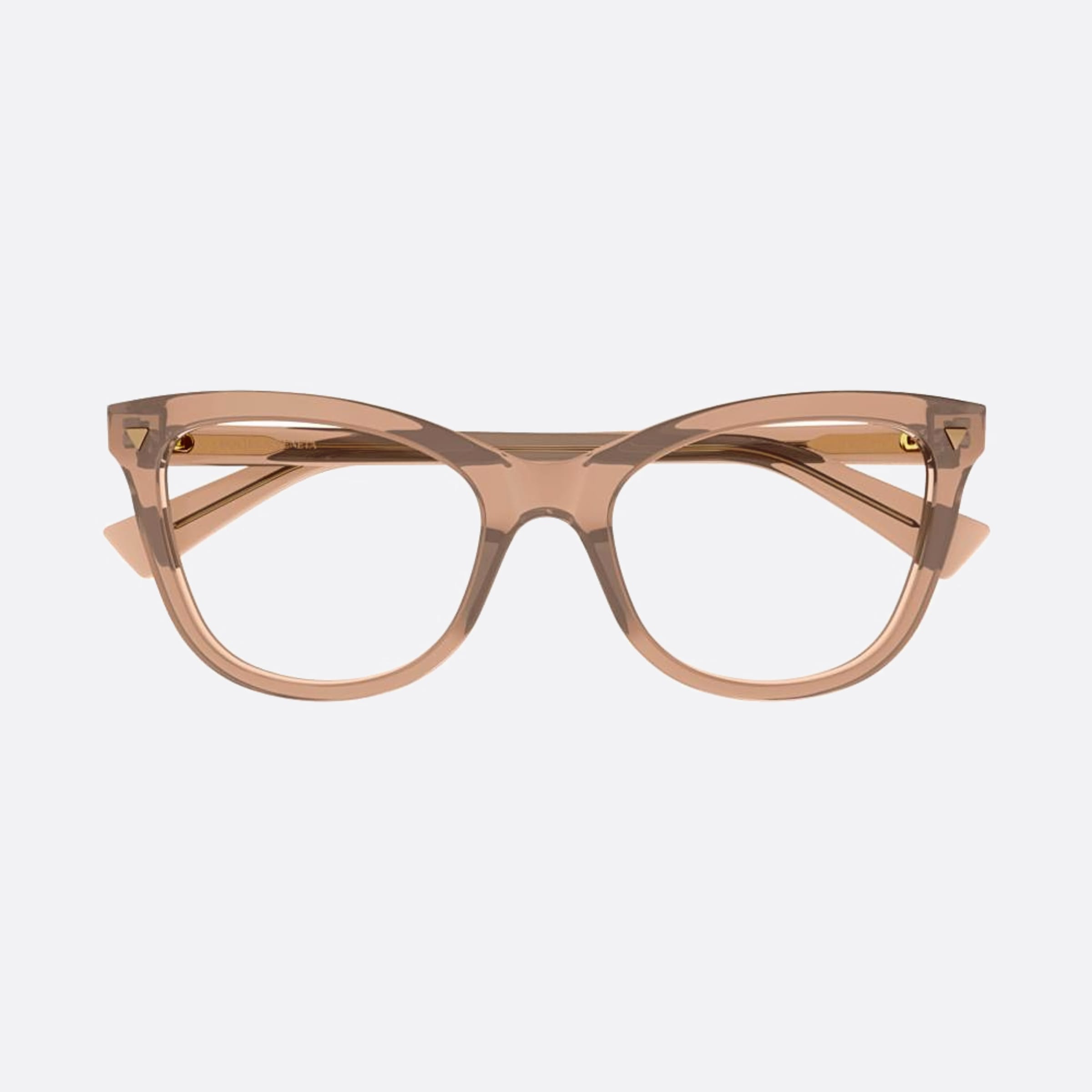 Bottega 54mm Veneta Brown Cat Eye Woman Eyeglasses - Main View
