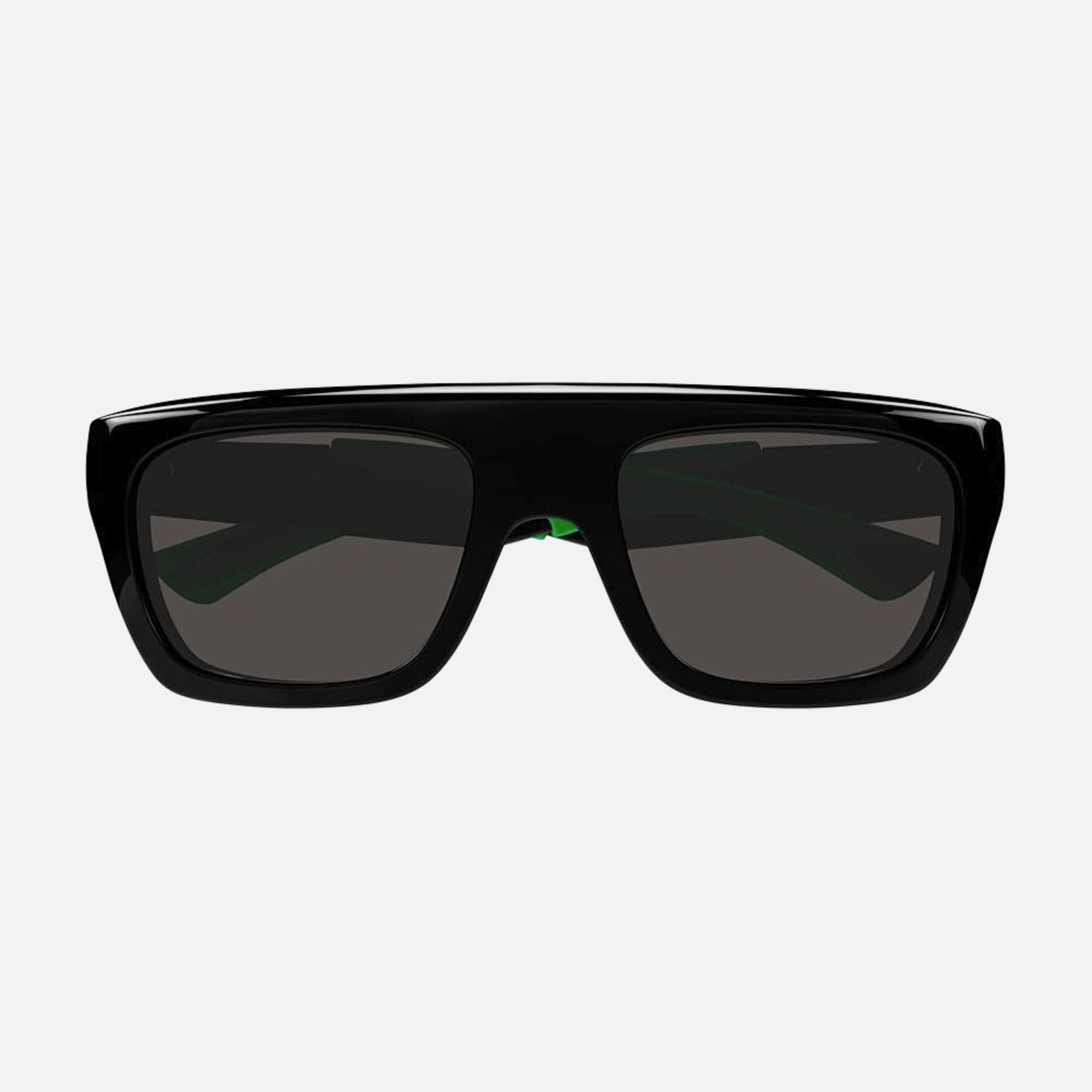 Bottega 54mm Veneta Black Squared Man Sunglasses - Main View