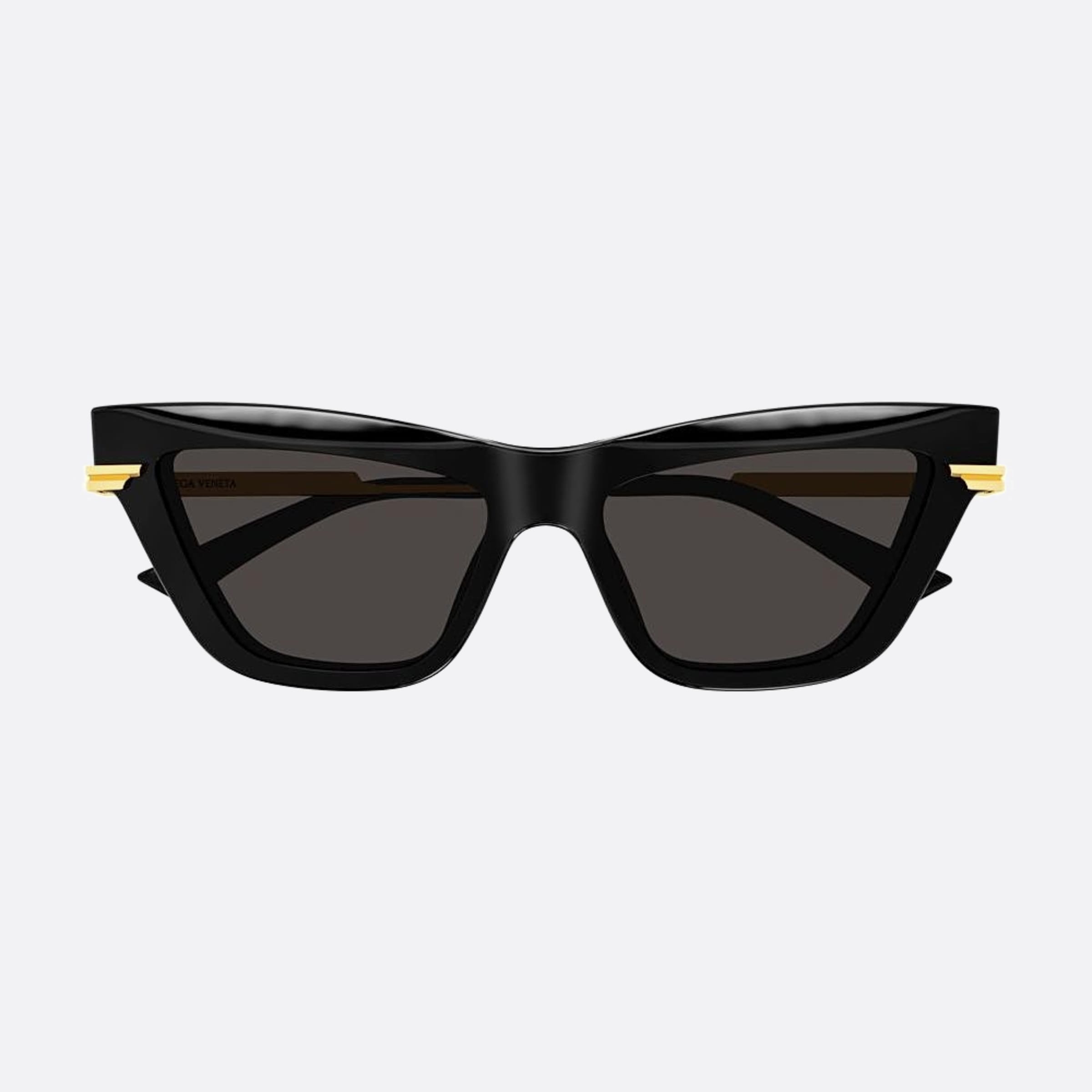 Bottega 54mm Veneta Black Cat Eye Woman Sunglasses - Detail View