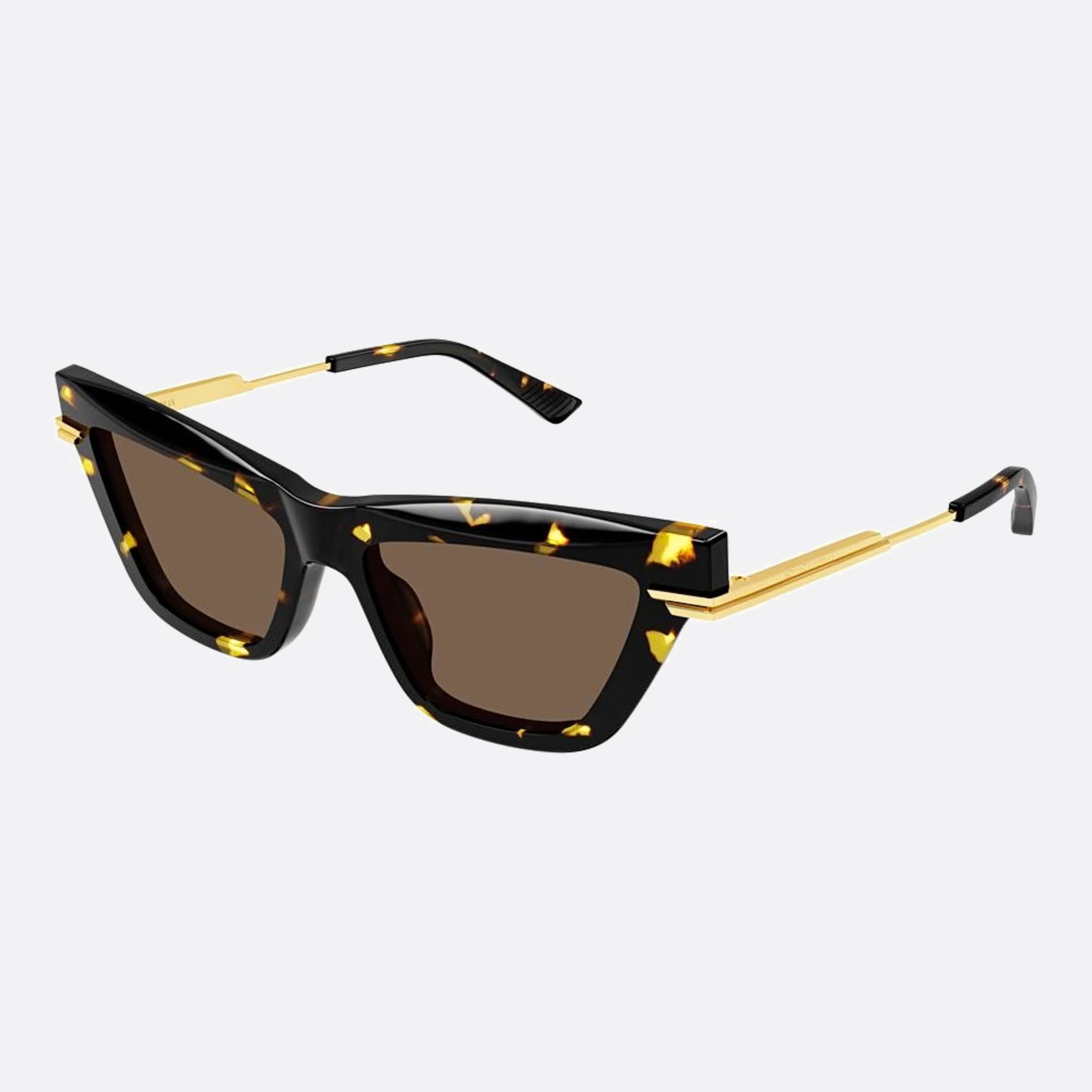 Bottega 54mm Veneta Havana Cat Eye Woman Sunglasses - Side View