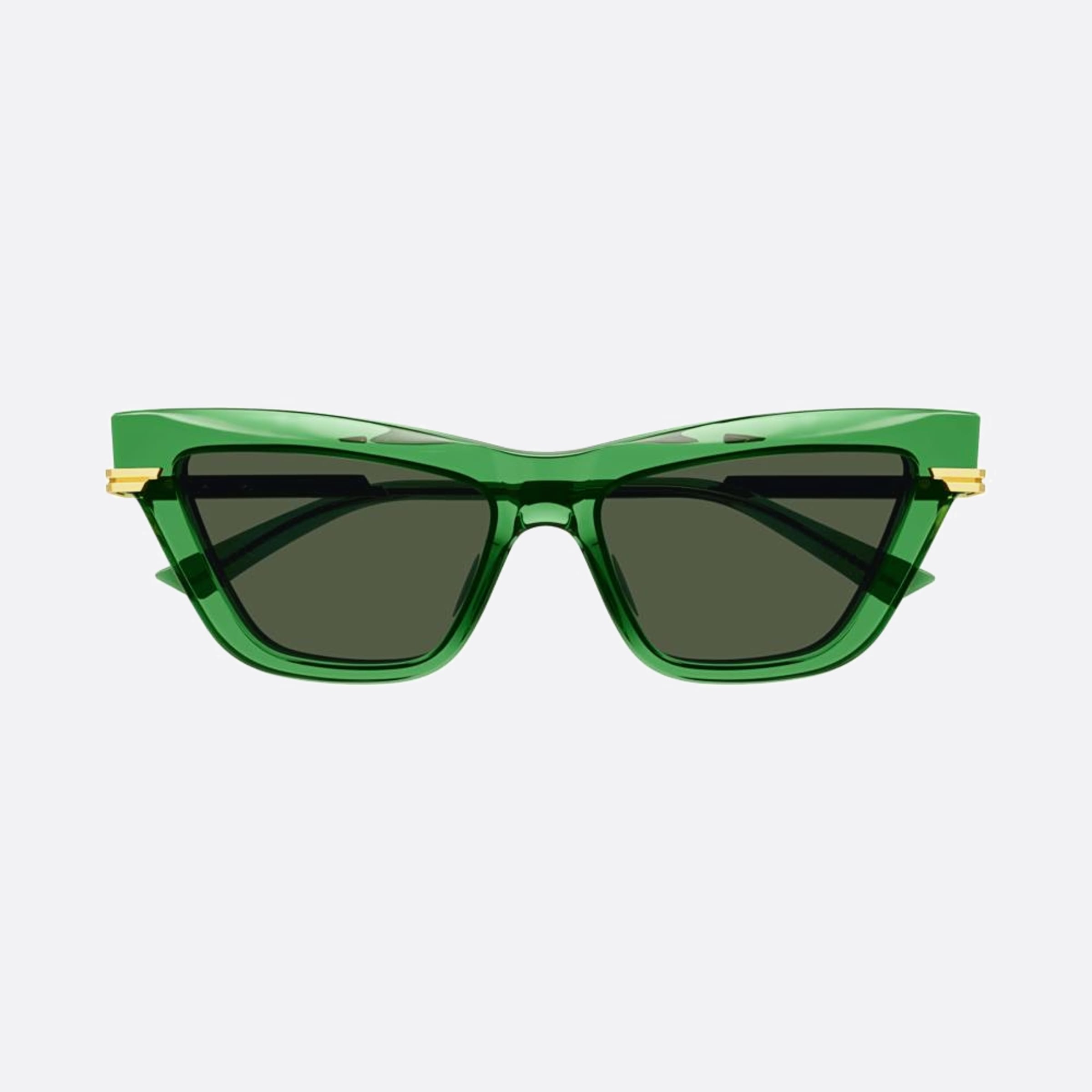 Bottega 54mm Veneta Green Cat Eye Woman Sunglasses - Main View