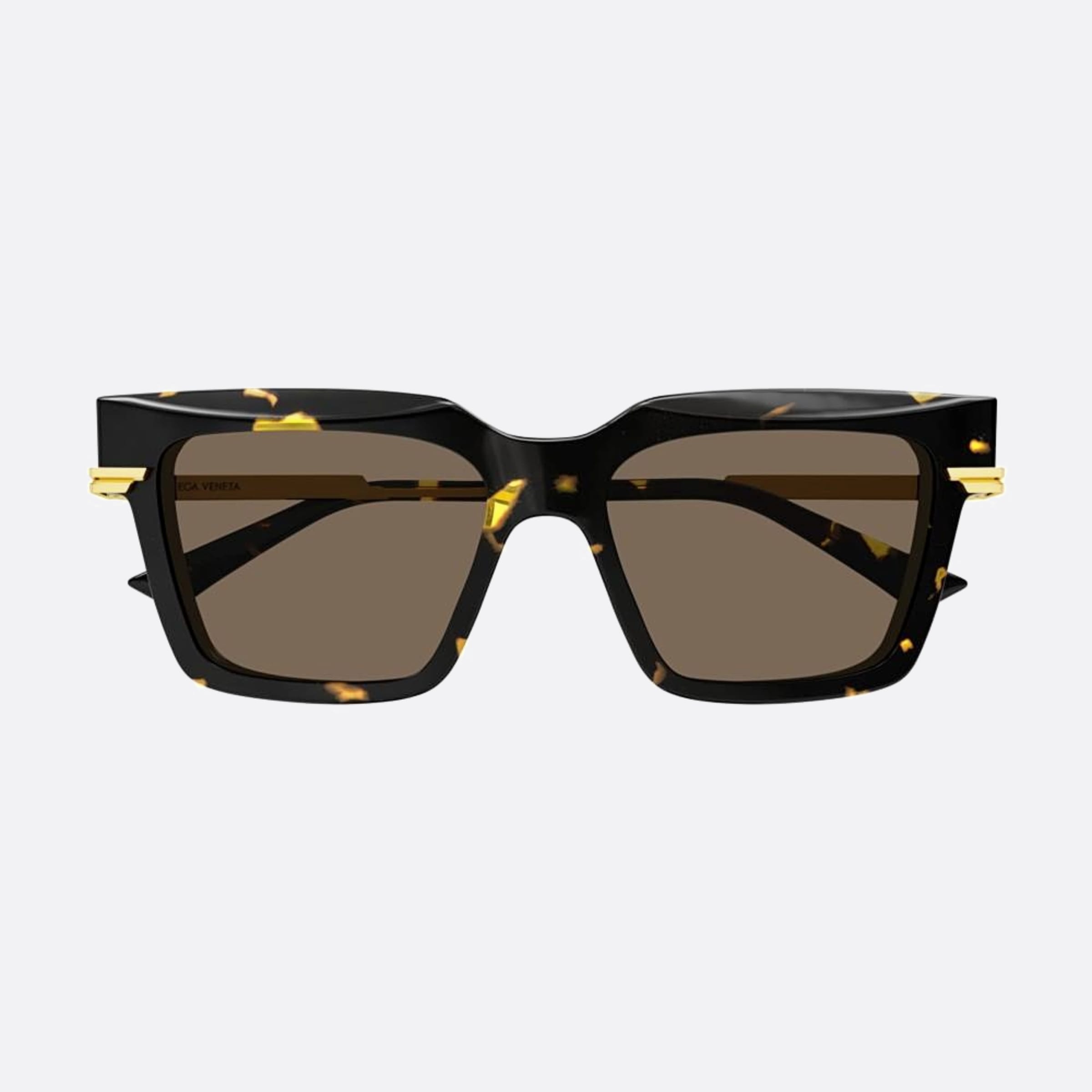 Bottega 53mm Veneta Havana Squared Woman Sunglasses - Main View
