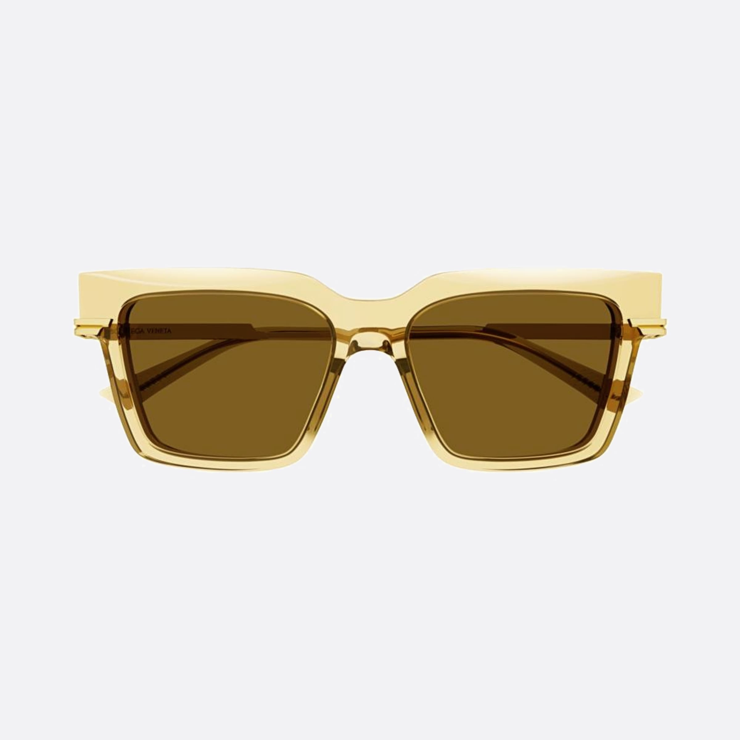 Bottega 53mm Veneta Bgg Yellow Squared Woman Sunglasses - Main View