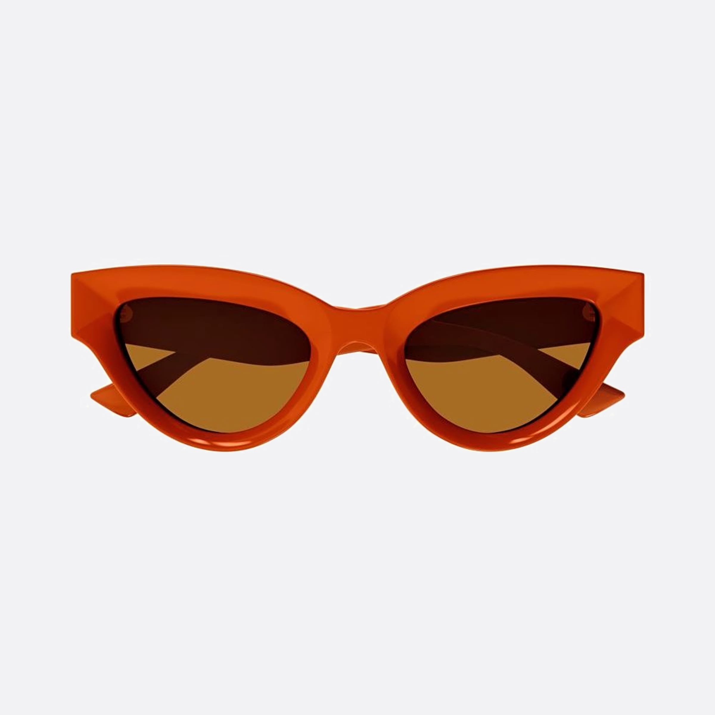 Bottega 53mm Veneta Orange Cat Eye Woman Sunglasses - Main View