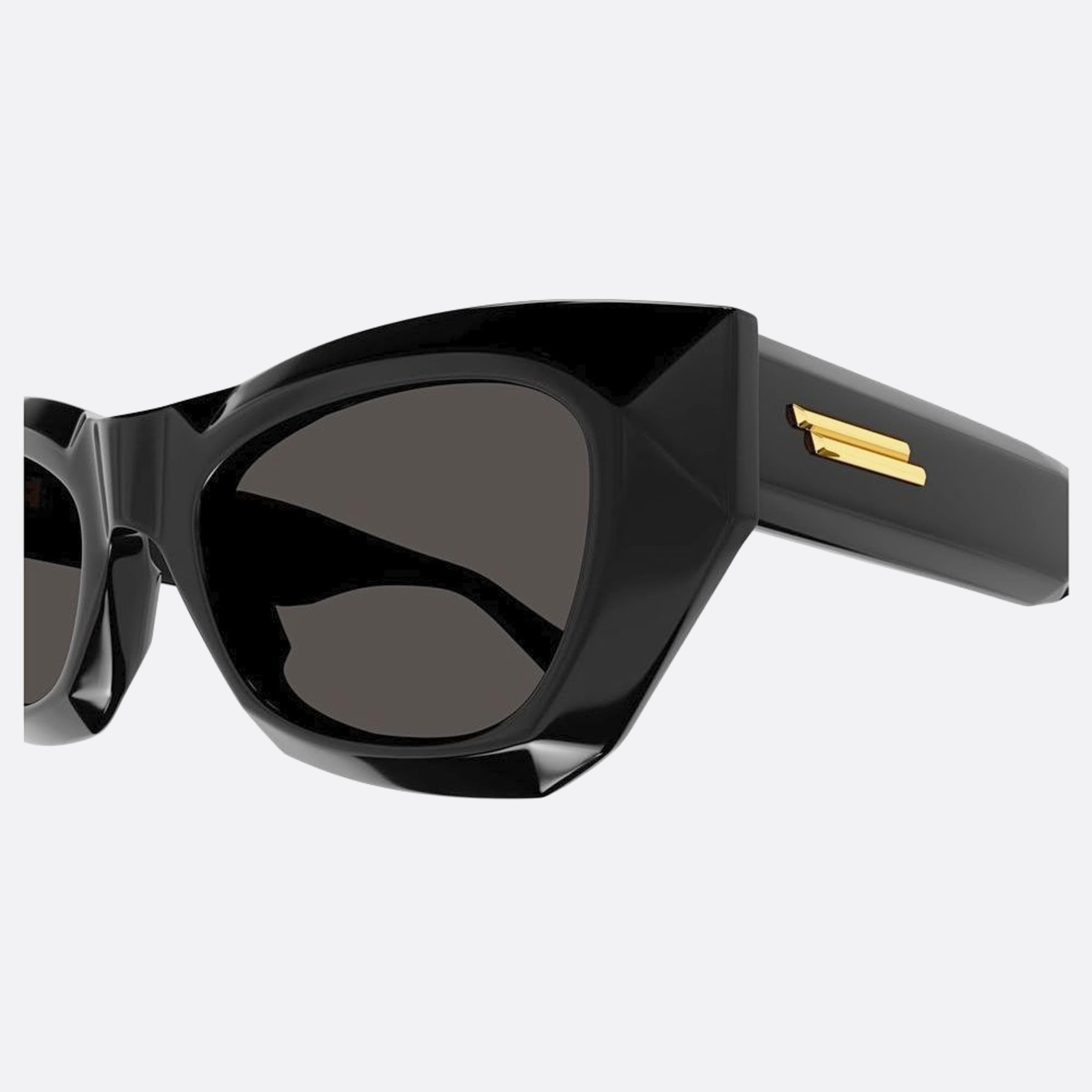 Bottega 52mm Veneta Black Cat Eye Woman Sunglasses - Detail View