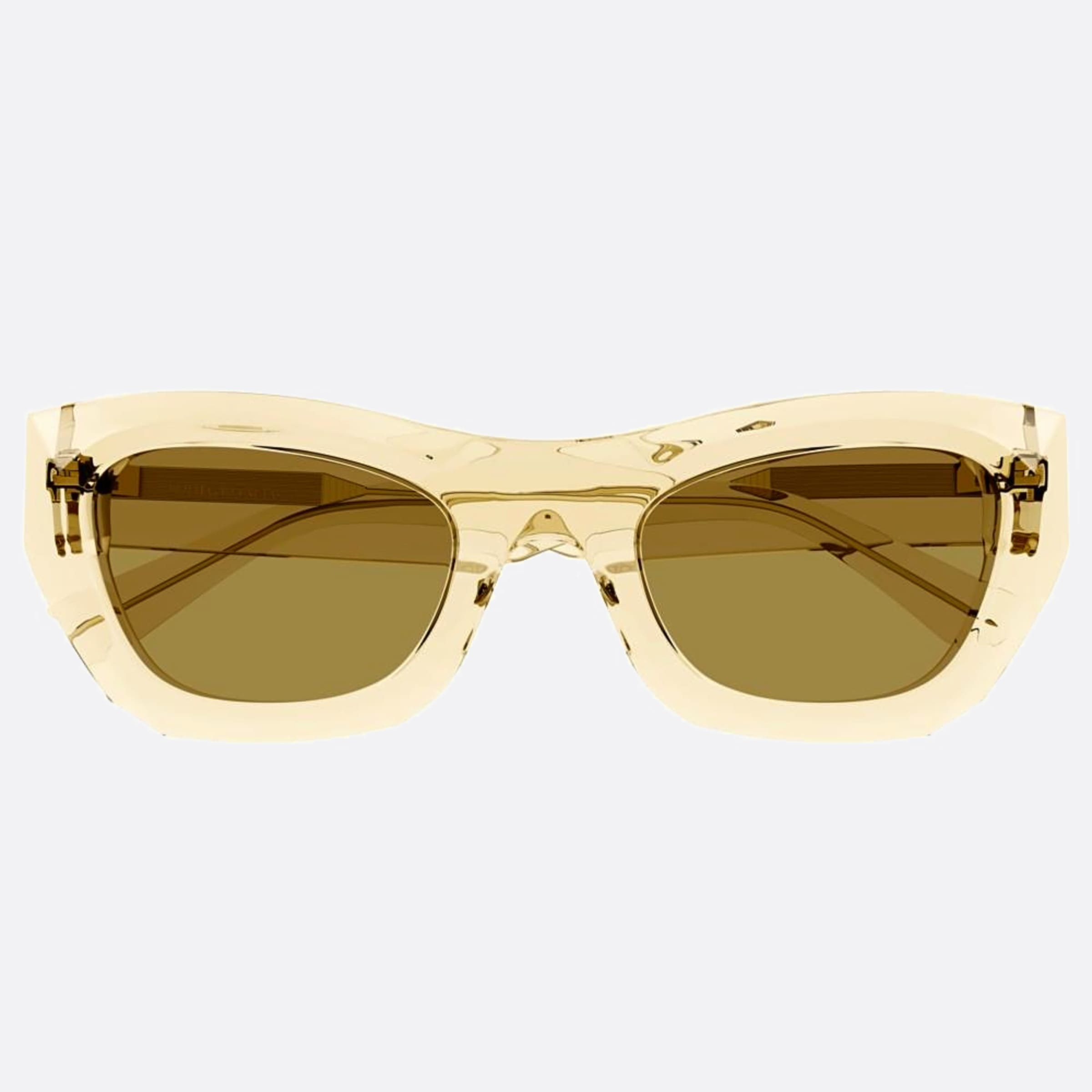 Bottega 52mm Veneta Yellow Cat Eye Woman Sunglasses - Main View