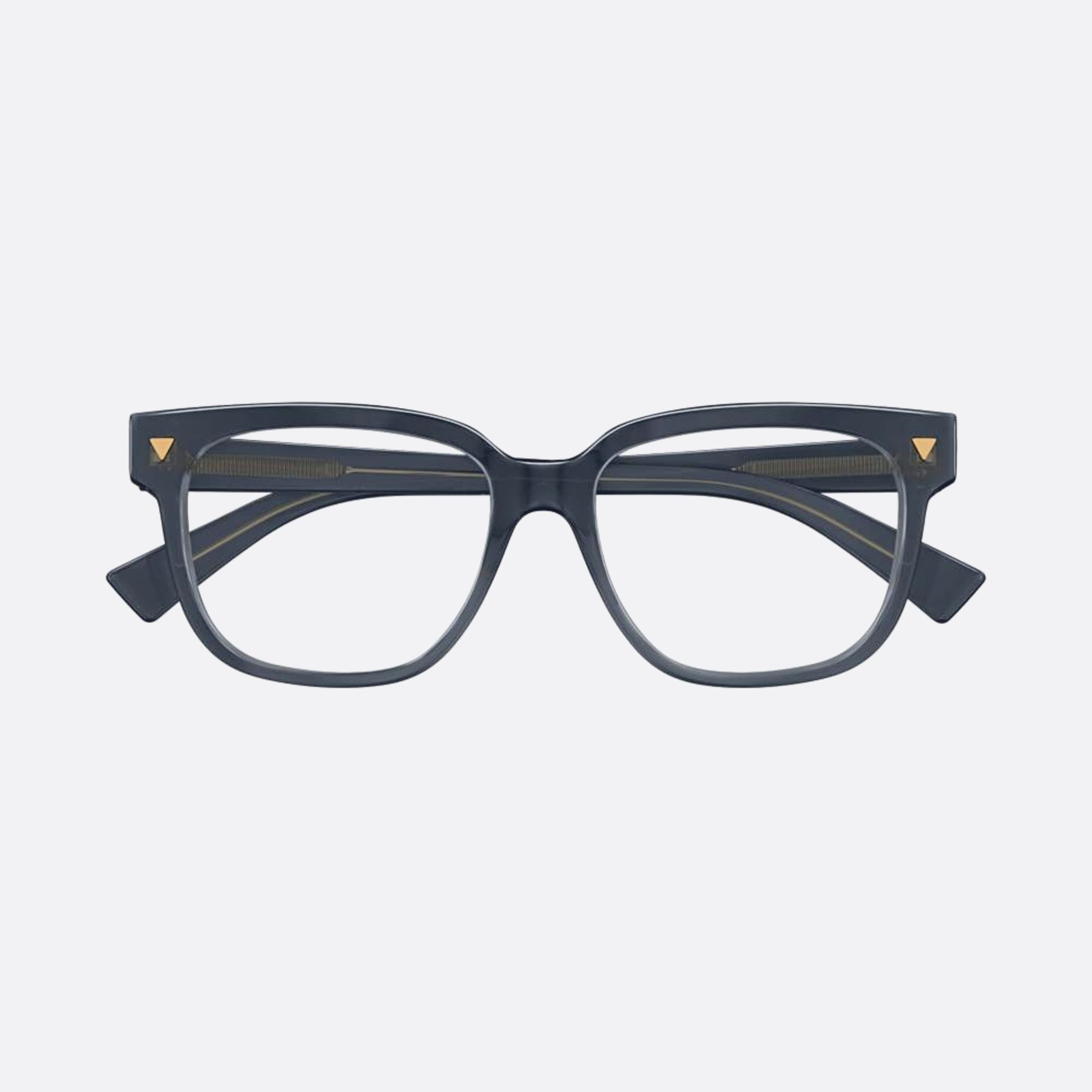 Bottega 55mm Veneta Grey Squared Woman Eyeglasses - Main View