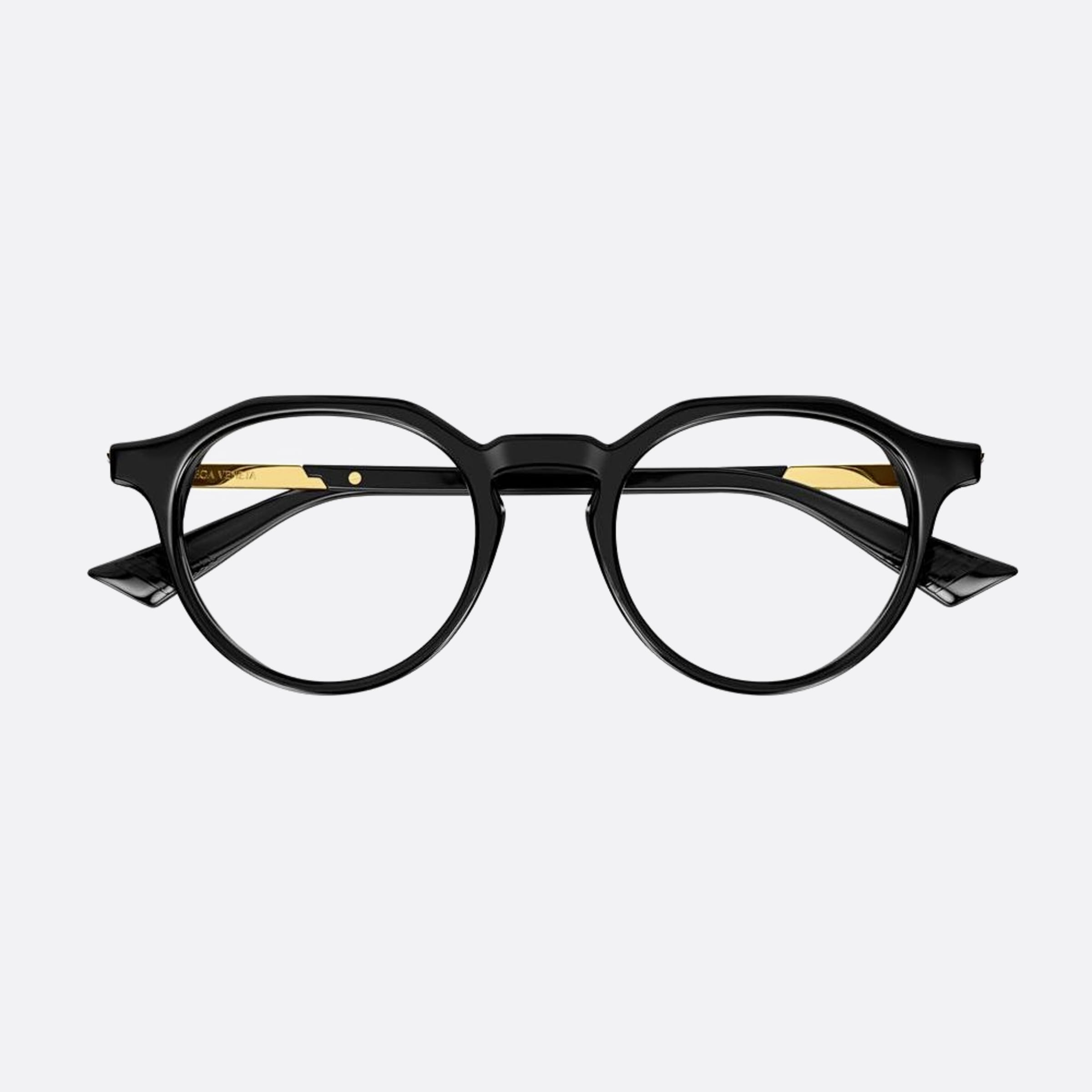 Bottega 48mm Veneta Black Pantos Man Eyeglasses - Main View