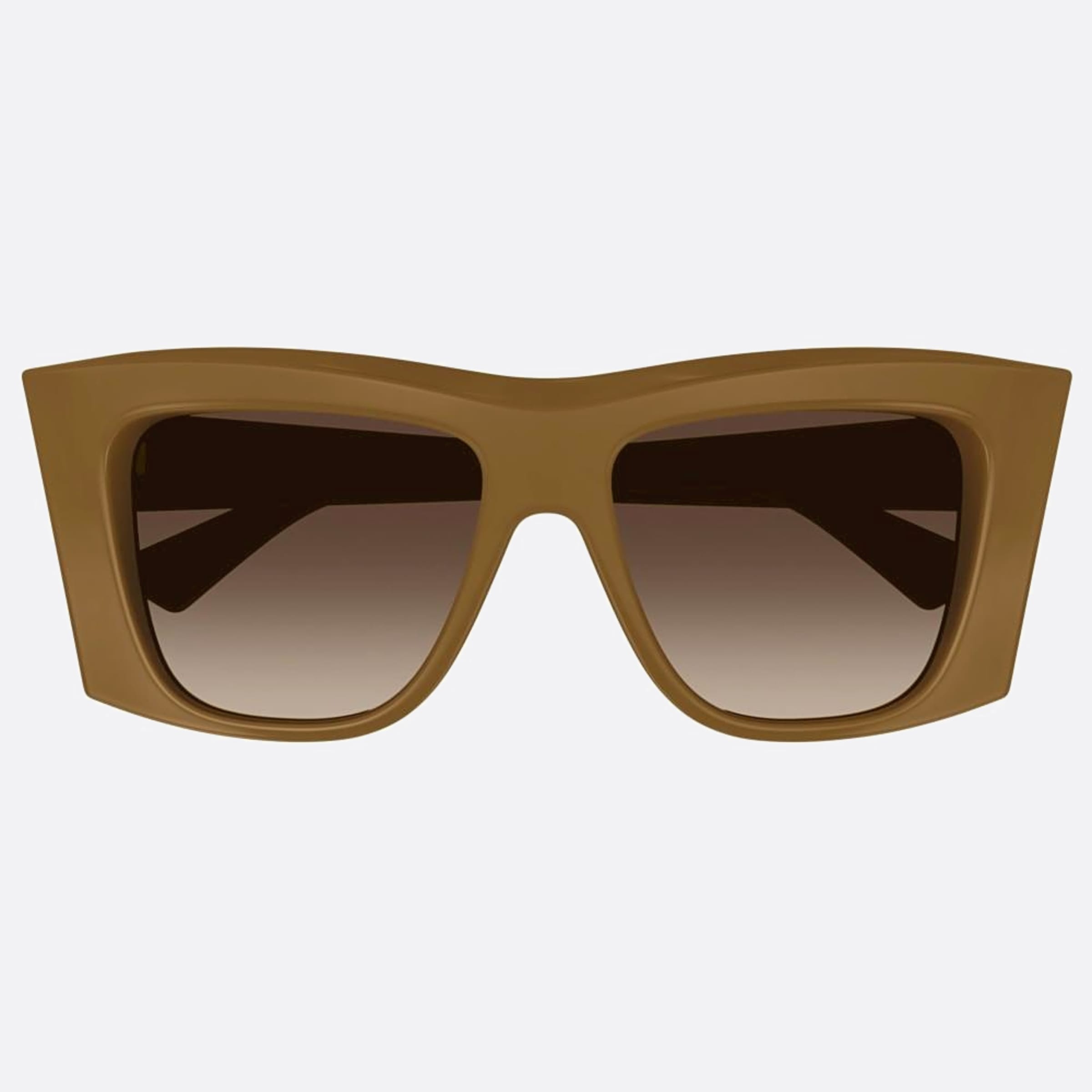 Bottega 54mm Veneta Brown Squared Woman Sunglasses - Main View