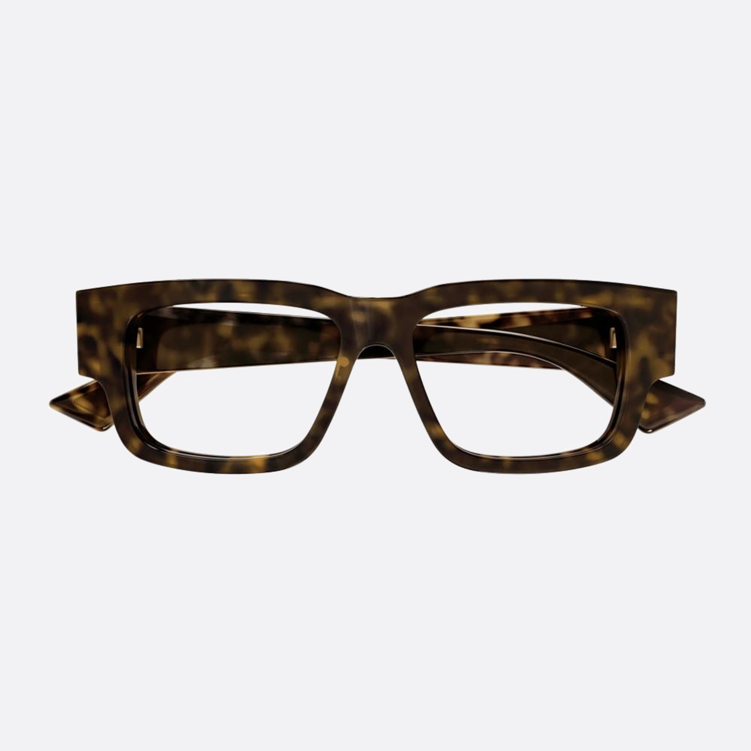 Bottega 51mm Veneta Havana Rectangle Woman Eyeglasses - Main View