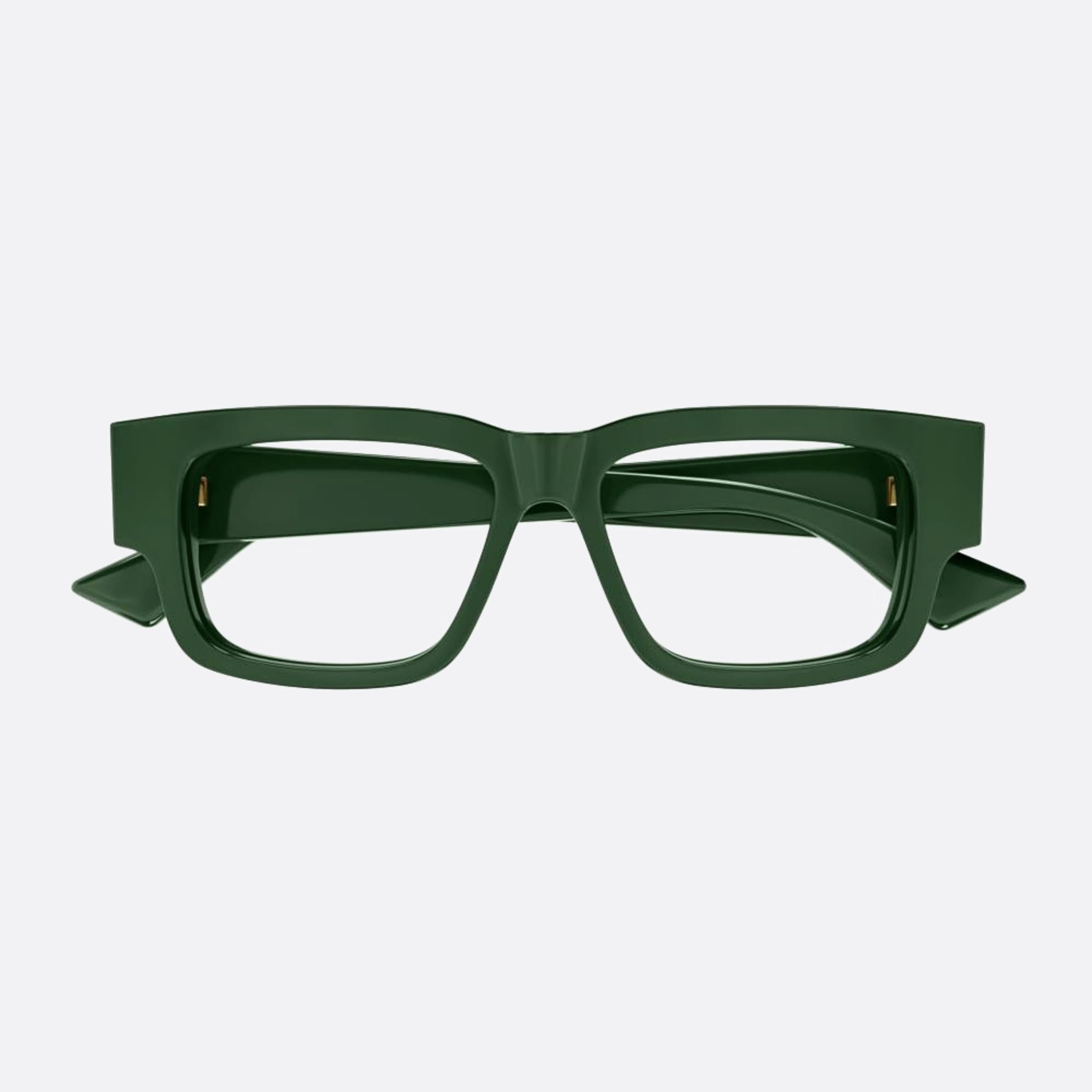 Bottega 51mm Veneta Green Rectangle Woman Eyeglasses - Main View