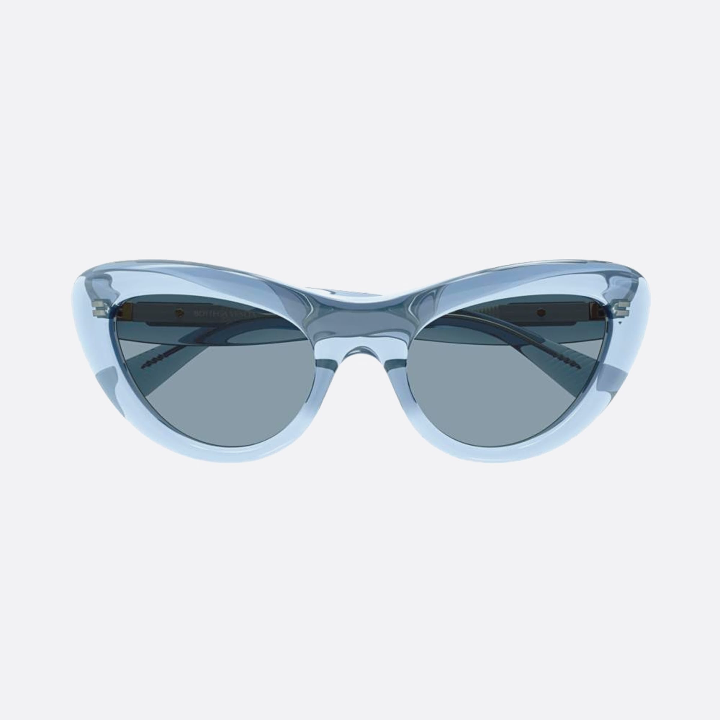 Bottega 53mm Veneta Lbb Blue Cat Eye Woman Sunglasses - Main View