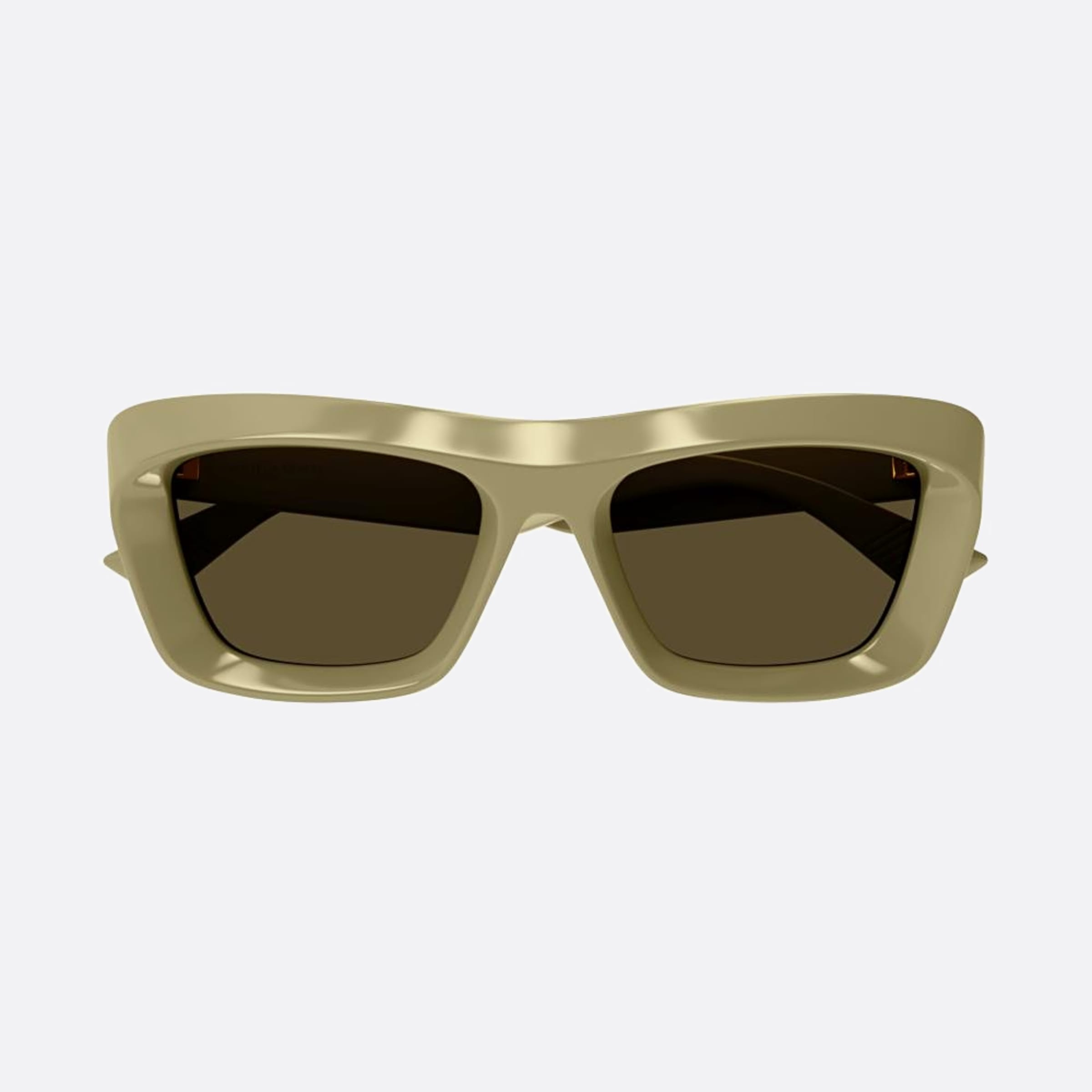Bottega 53mm Veneta Brown Squared Woman Sunglasses - Main View