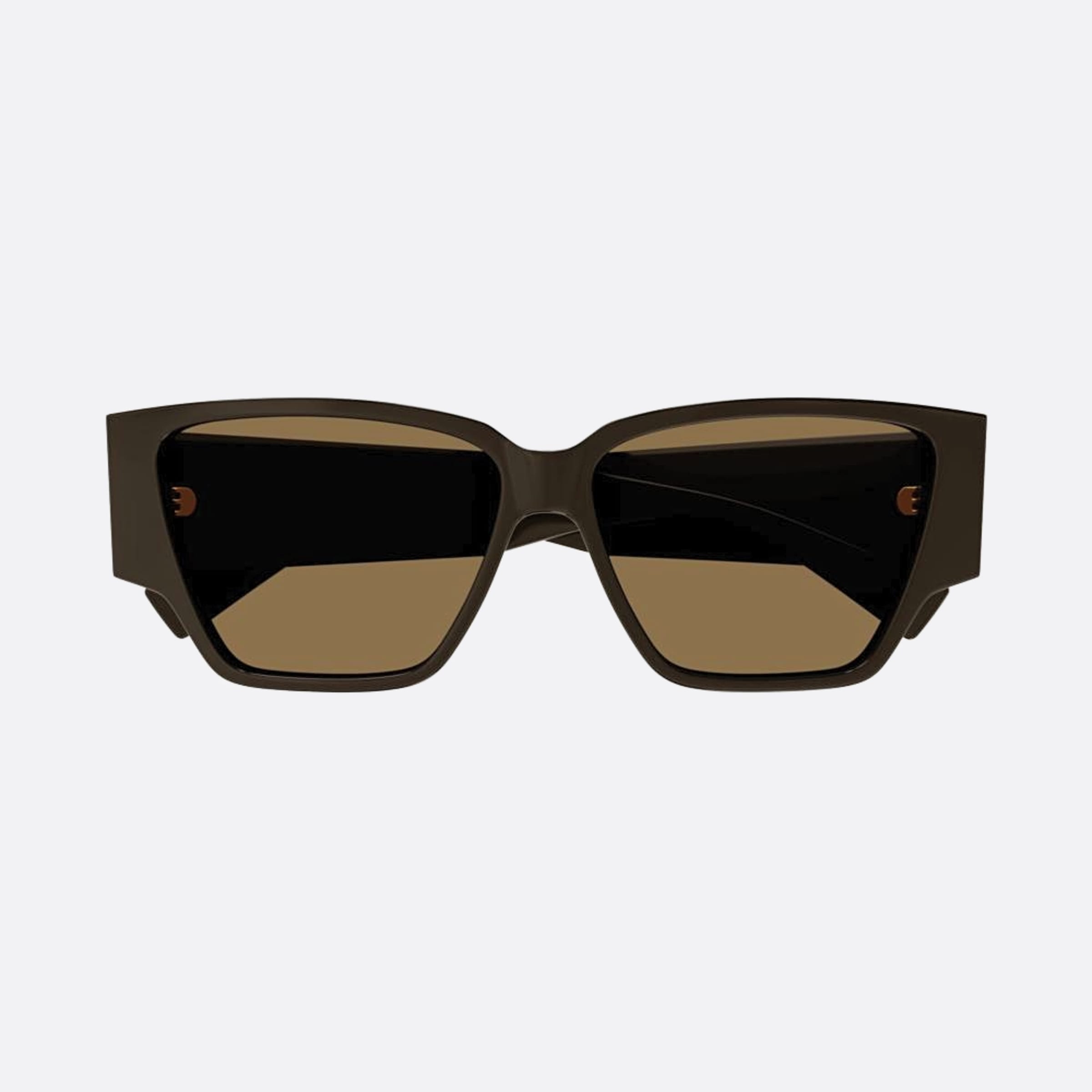 Bottega 57mm Veneta Brown Squared Woman Sunglasses - Main View