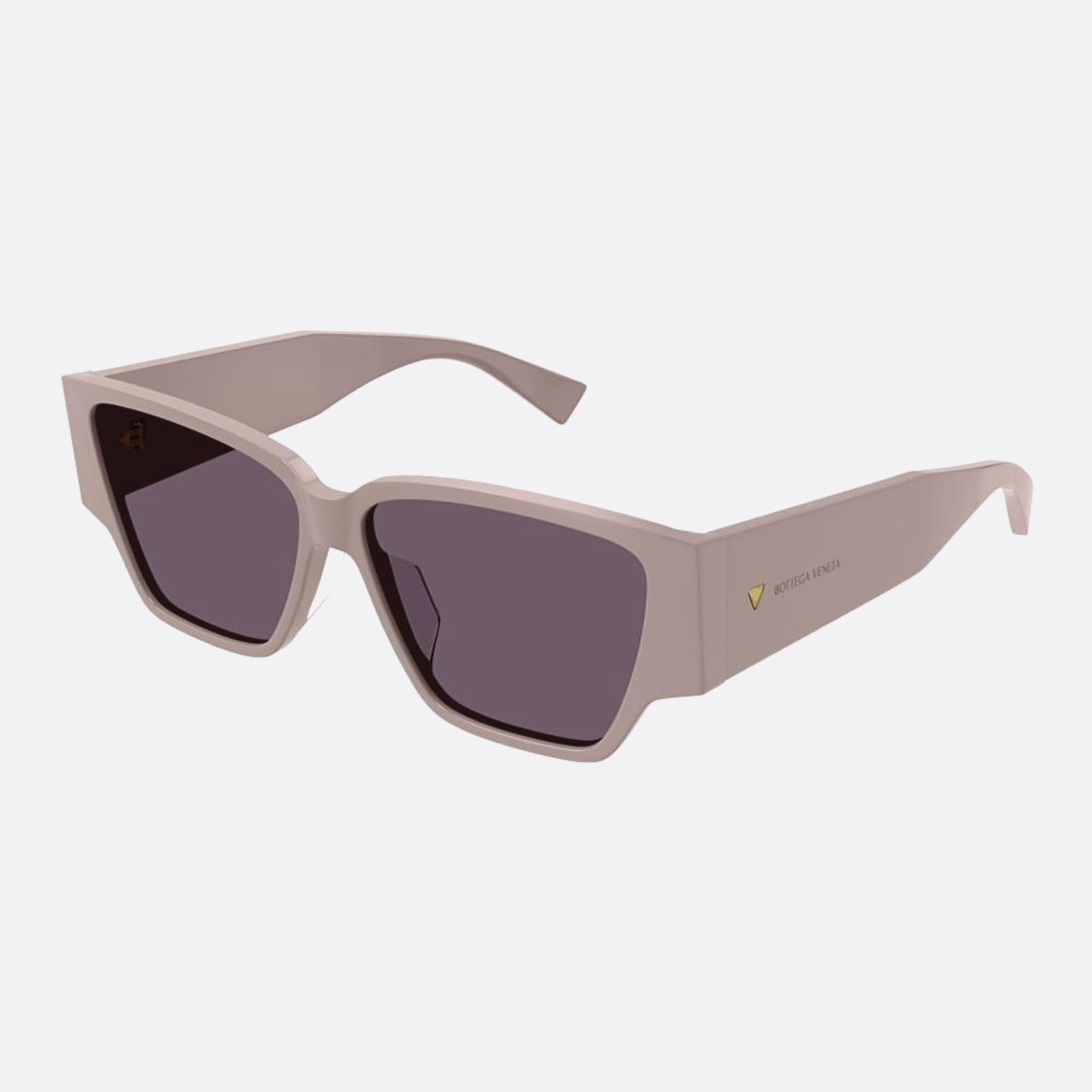 Bottega 57mm Veneta Pink Squared Woman Sunglasses - Side View