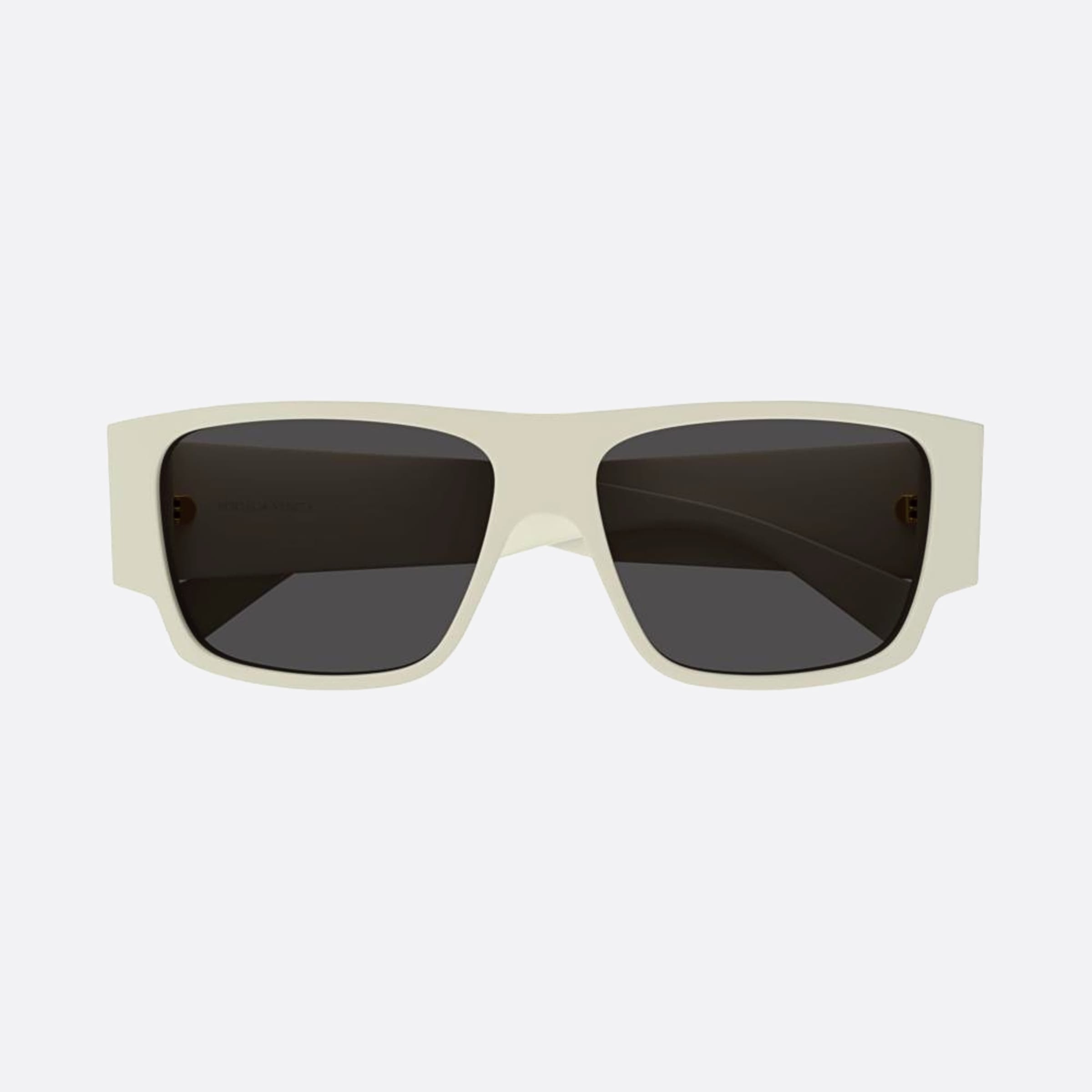 Bottega 57mm Veneta Wbr White Squared Man Sunglasses - Main View