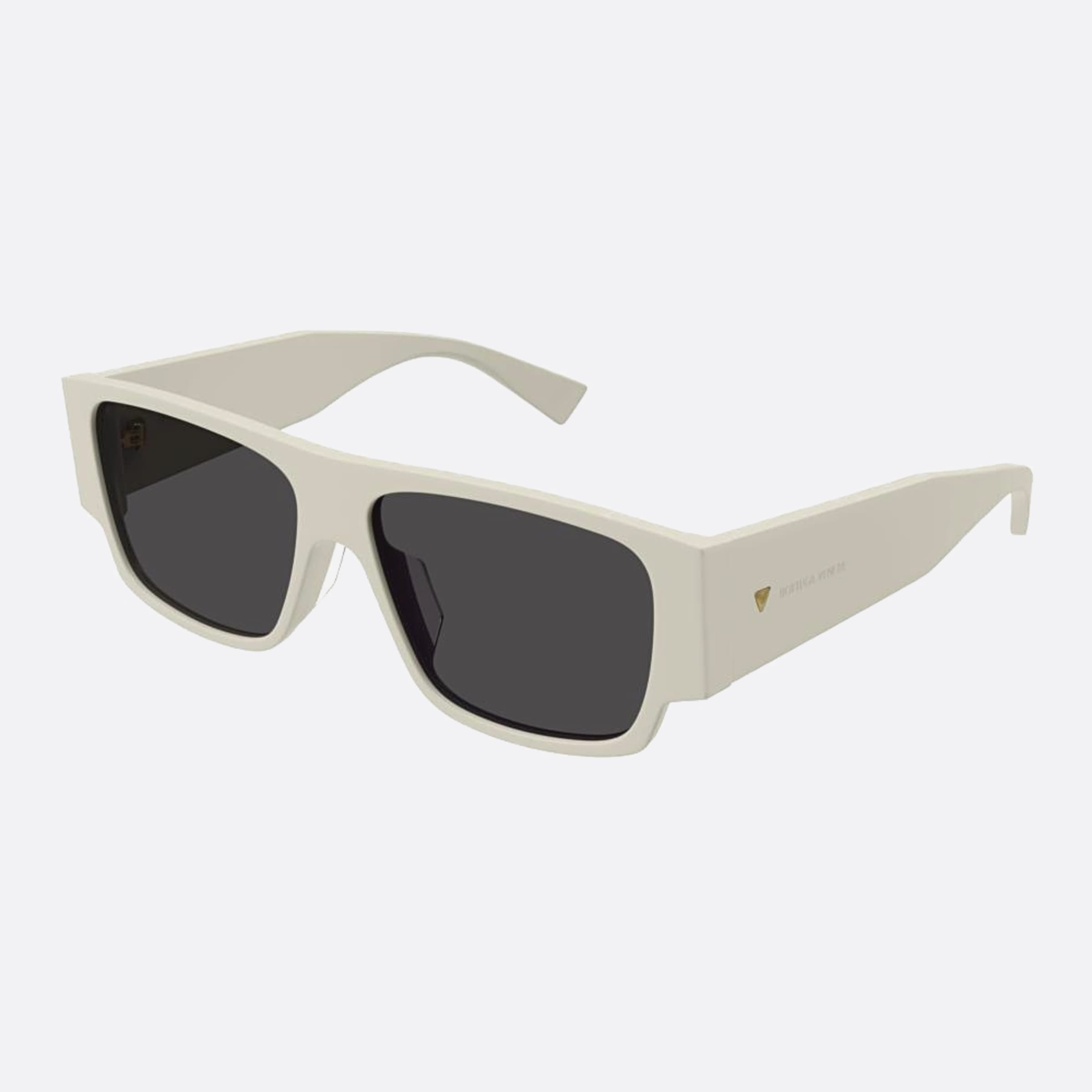 Bottega 57mm Veneta Wbr White Squared Man Sunglasses - Side View