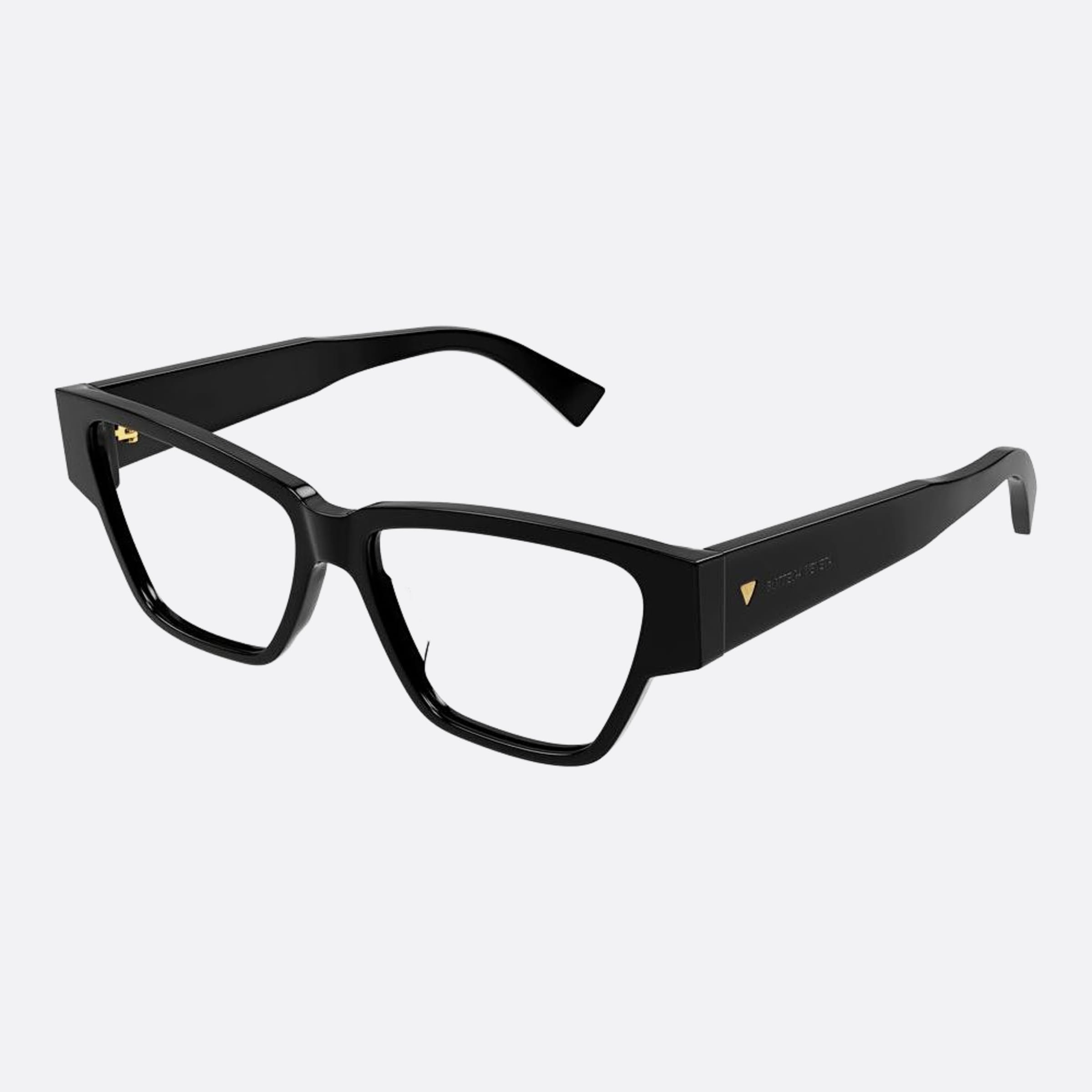 Bottega 55mm Veneta Black Butterfly Woman Eyeglasses - Side View