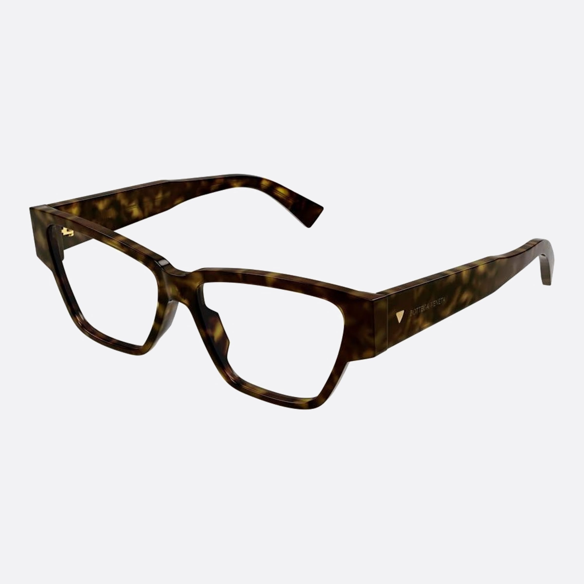 Bottega 55mm Veneta Havana Butterfly Woman Eyeglasses - Side View