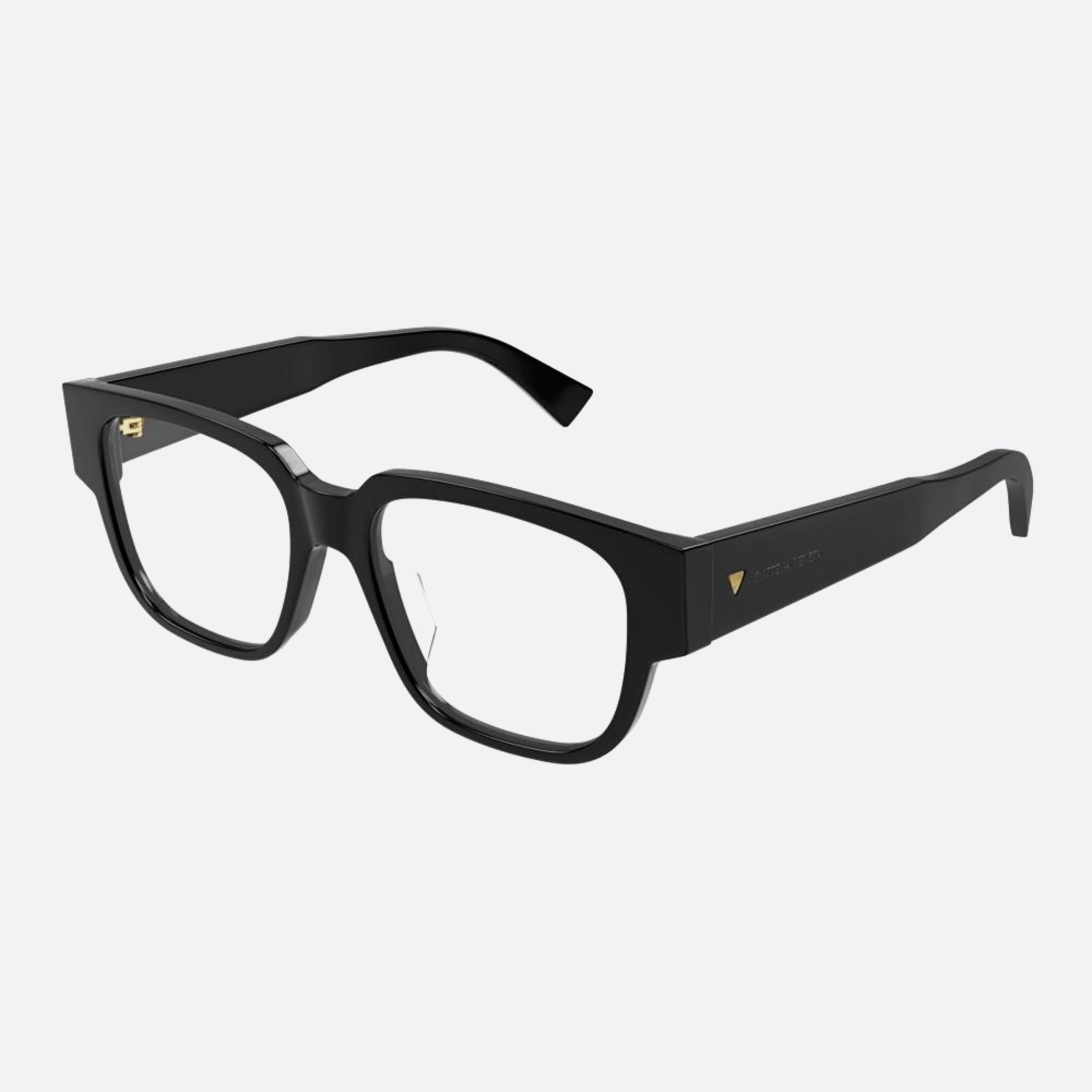 Bottega 52mm Veneta Black Geometric Woman Eyeglasses - Side View