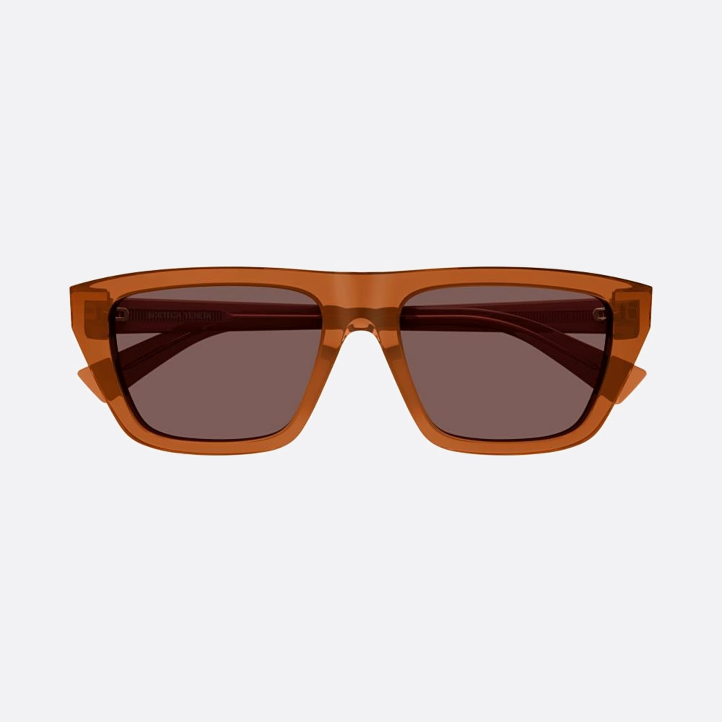 Bottega 54mm Veneta Orange Squared Woman Sunglasses - Main View