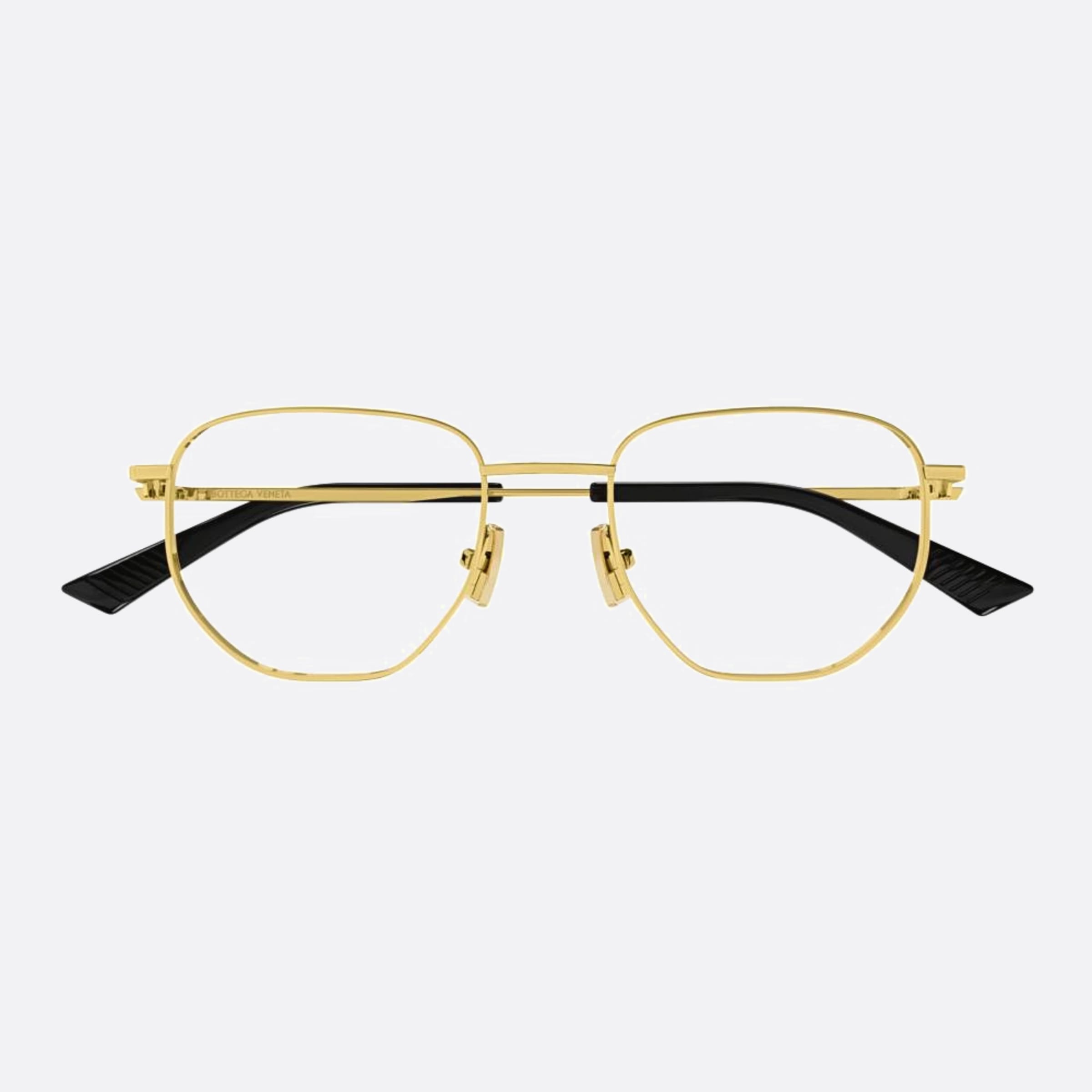 Bottega 50mm Veneta Gold Pantos Unisex Eyeglasses - Main View