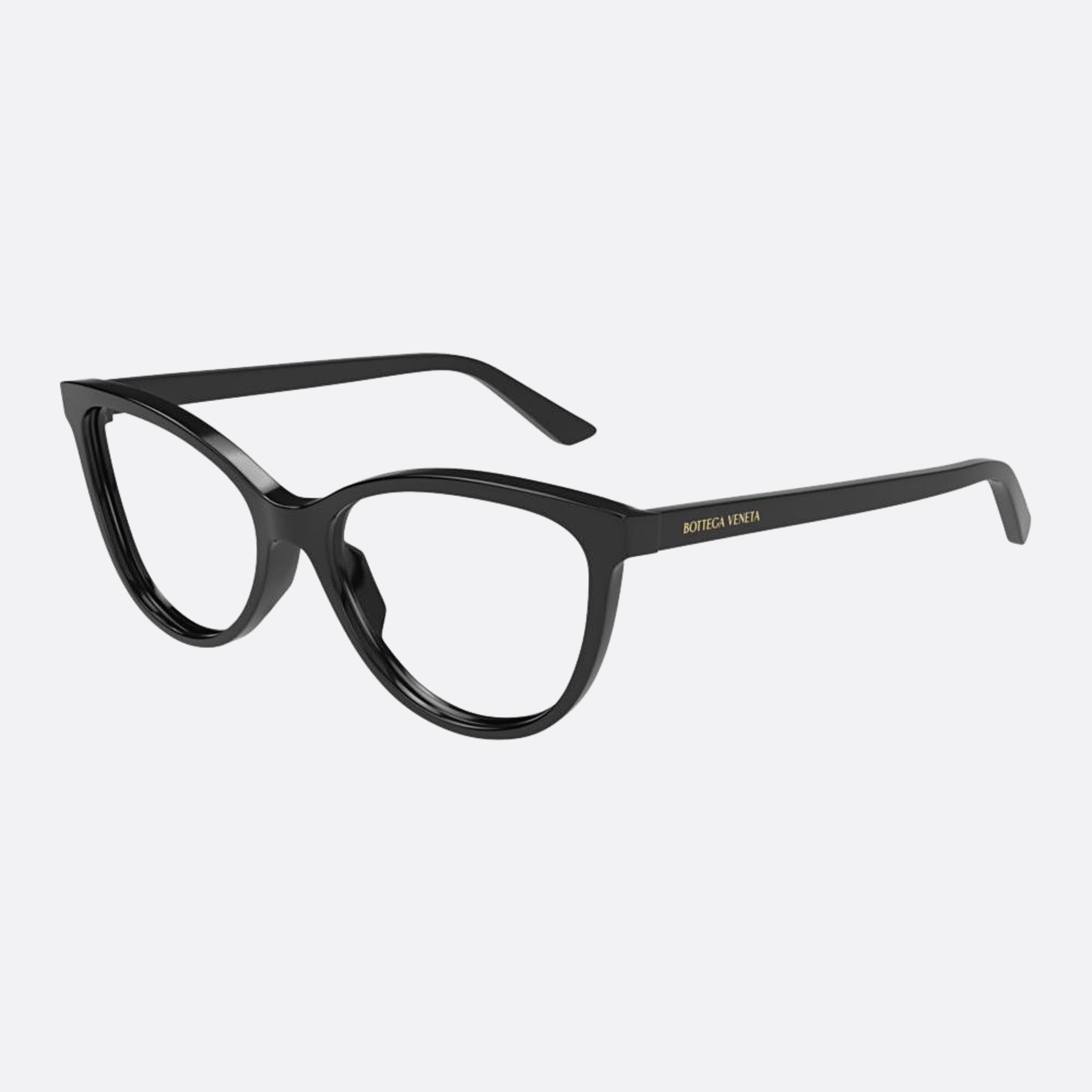 Bottega 55mm Veneta Black Cat Eye Woman Eyeglasses - Side View