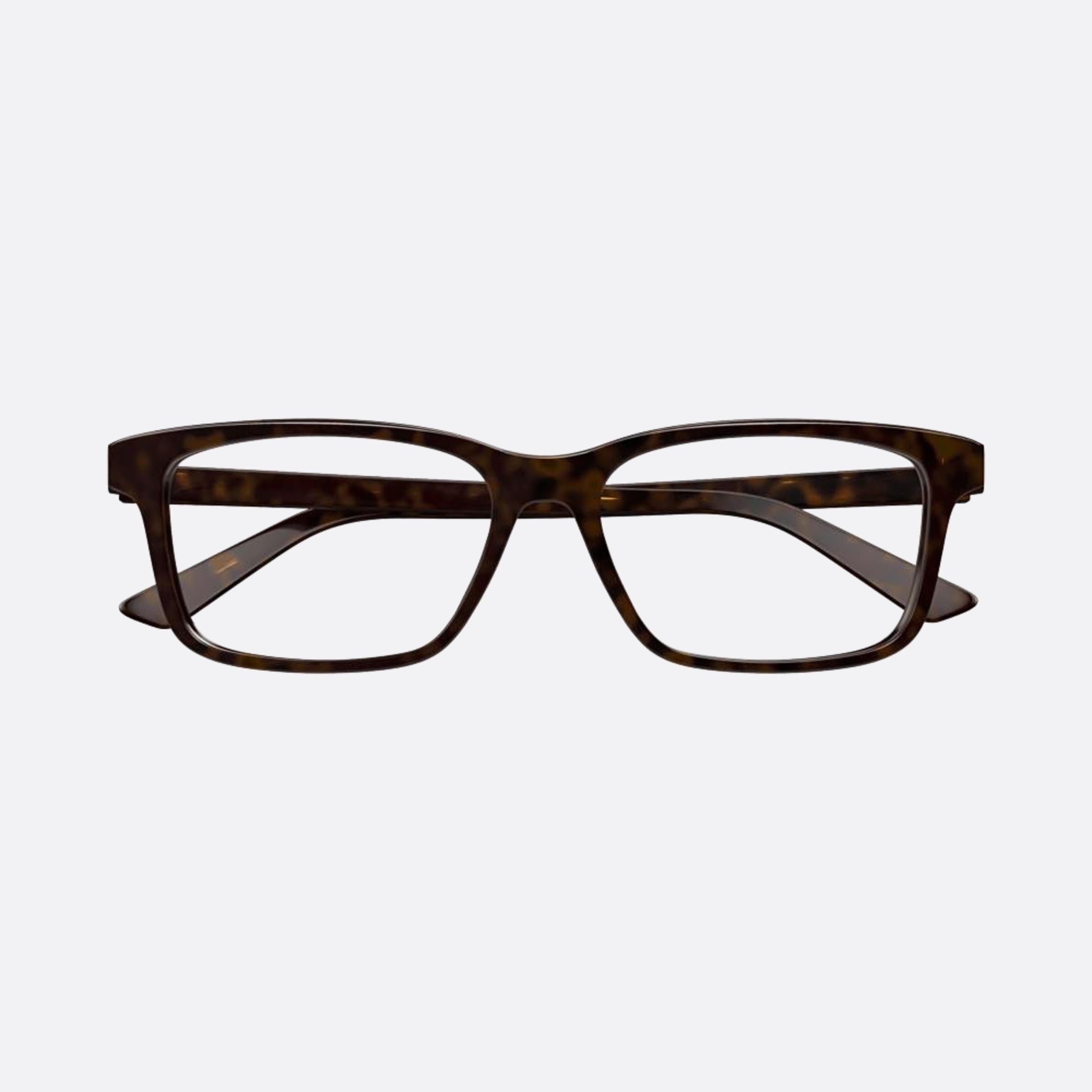 Bottega 55mm Veneta Havana Squared Men Eyeglasses - Main View
