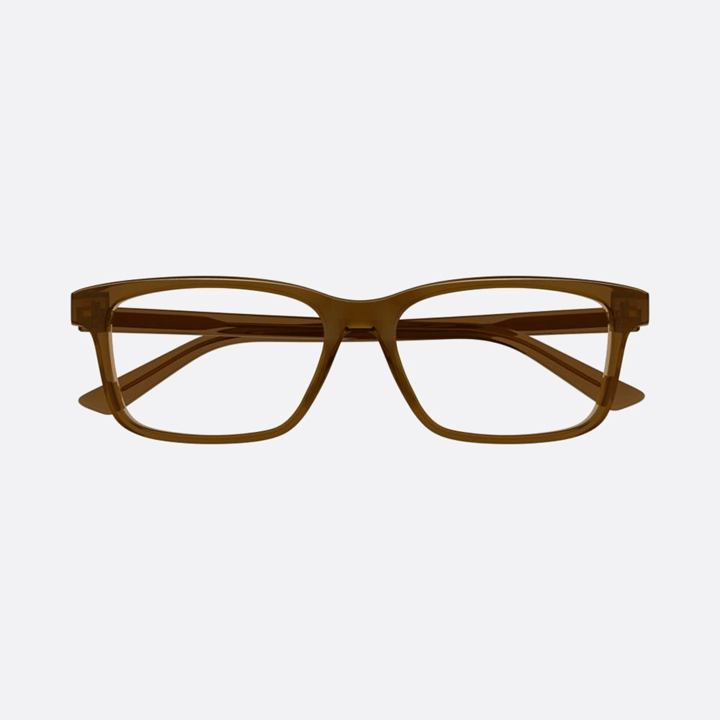 Bottega 57mm Veneta Brown Squared Man Eyeglasses - Main View
