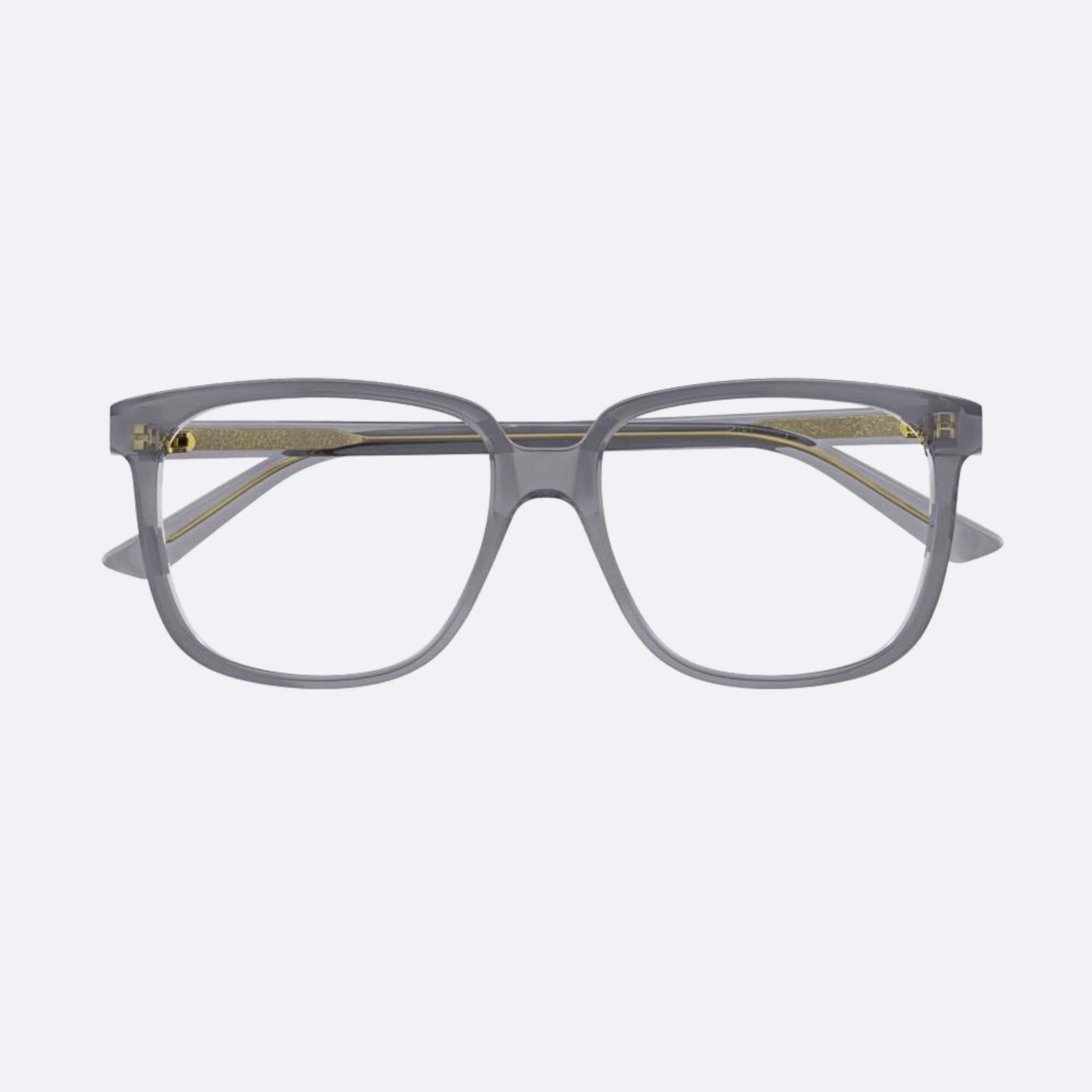 Bottega 56mm Veneta Grey Squared Woman Eyeglasses - Main View