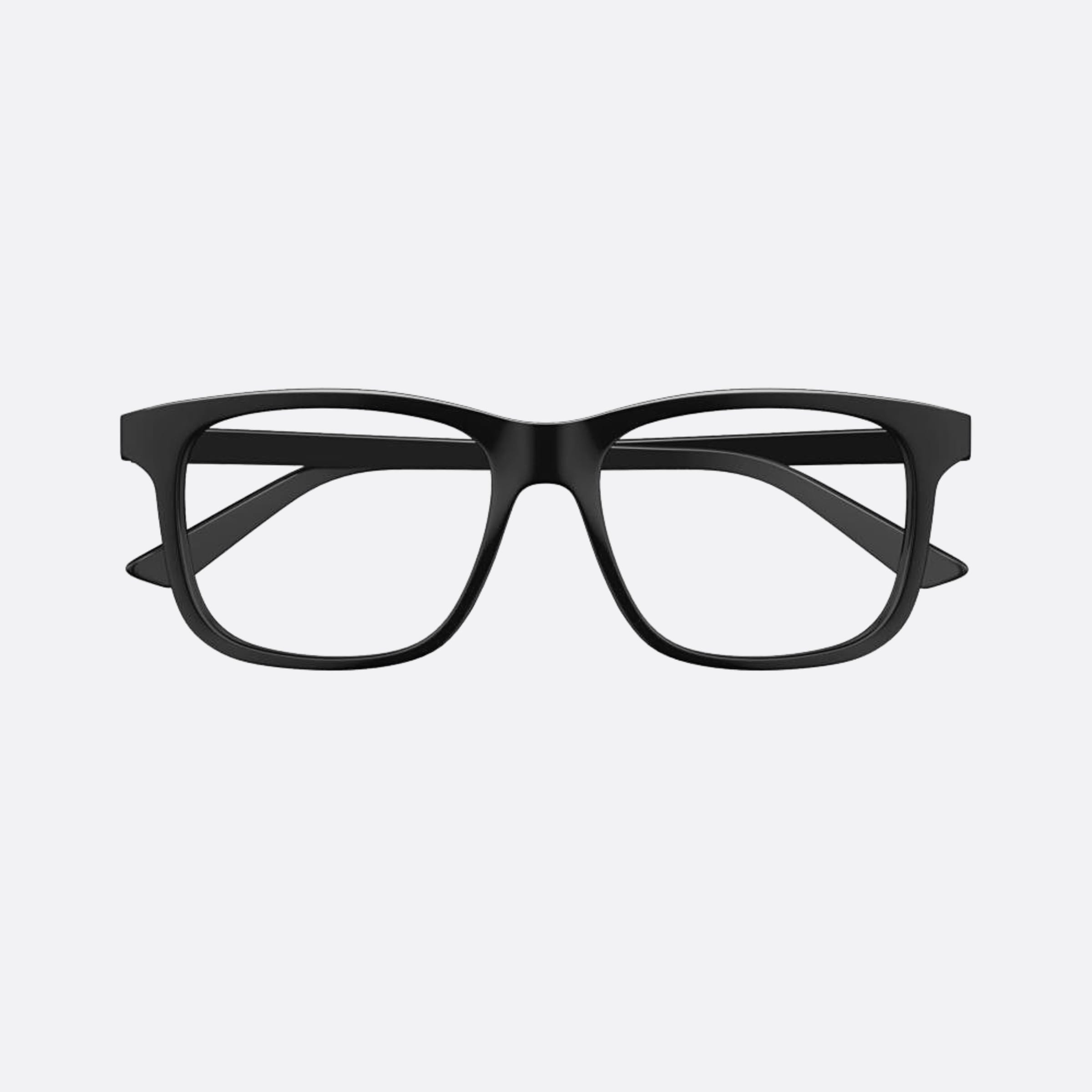 Bottega 54mm Veneta Black Squared Unisex Eyeglasses - Main View