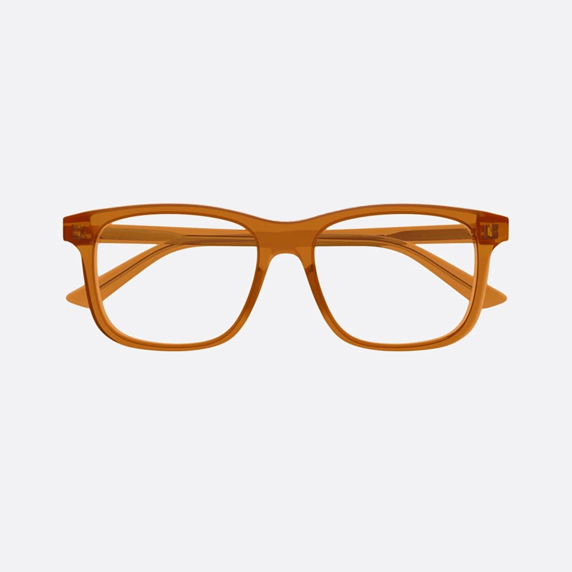 Bottega 54mm Veneta Brown Squared Unisex Eyeglasses - Main View