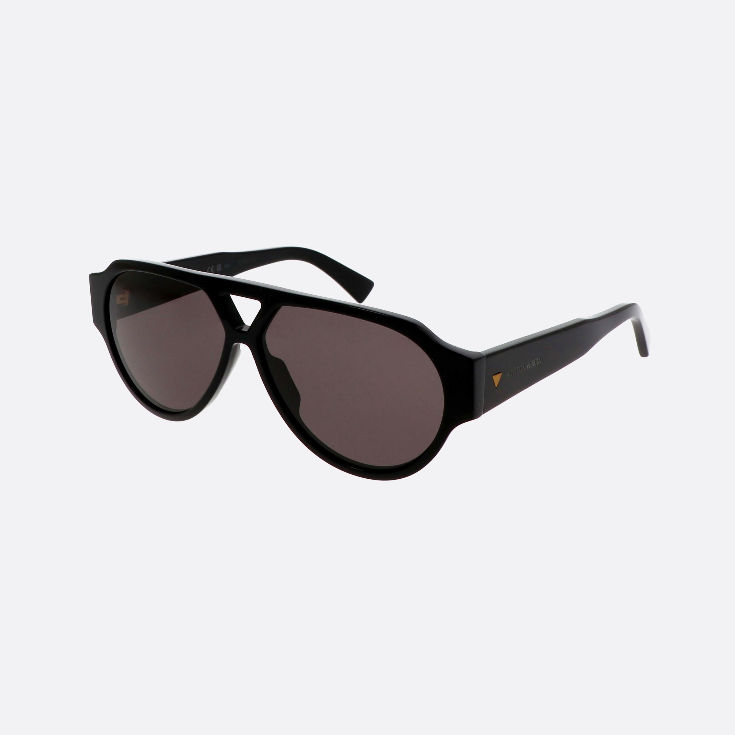 Bottega 59mm Veneta Bkgy Black Pilot Man Sunglasses - Main View