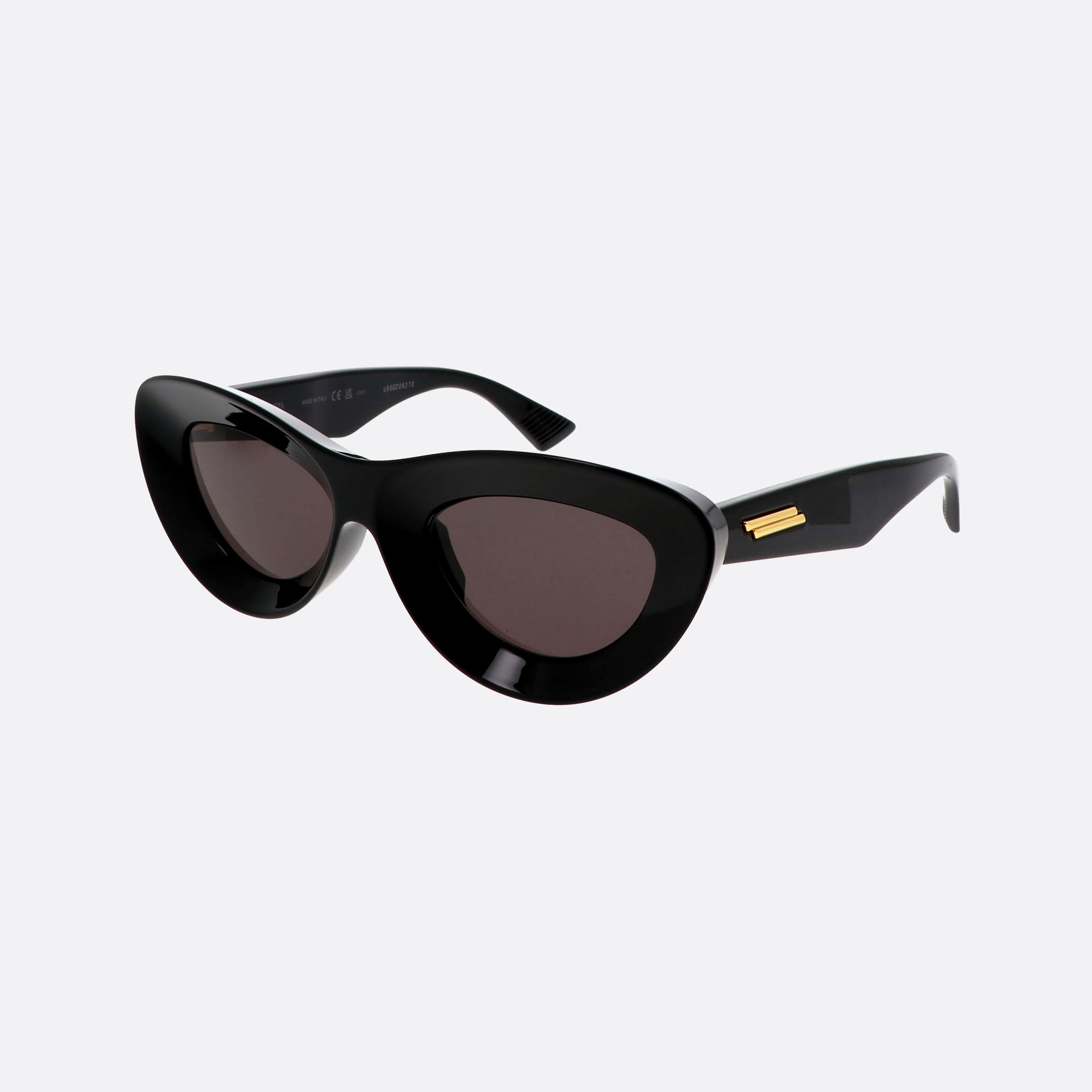 Bottega 51mm Veneta Black Cat Eye Woman Sunglasses - Main View
